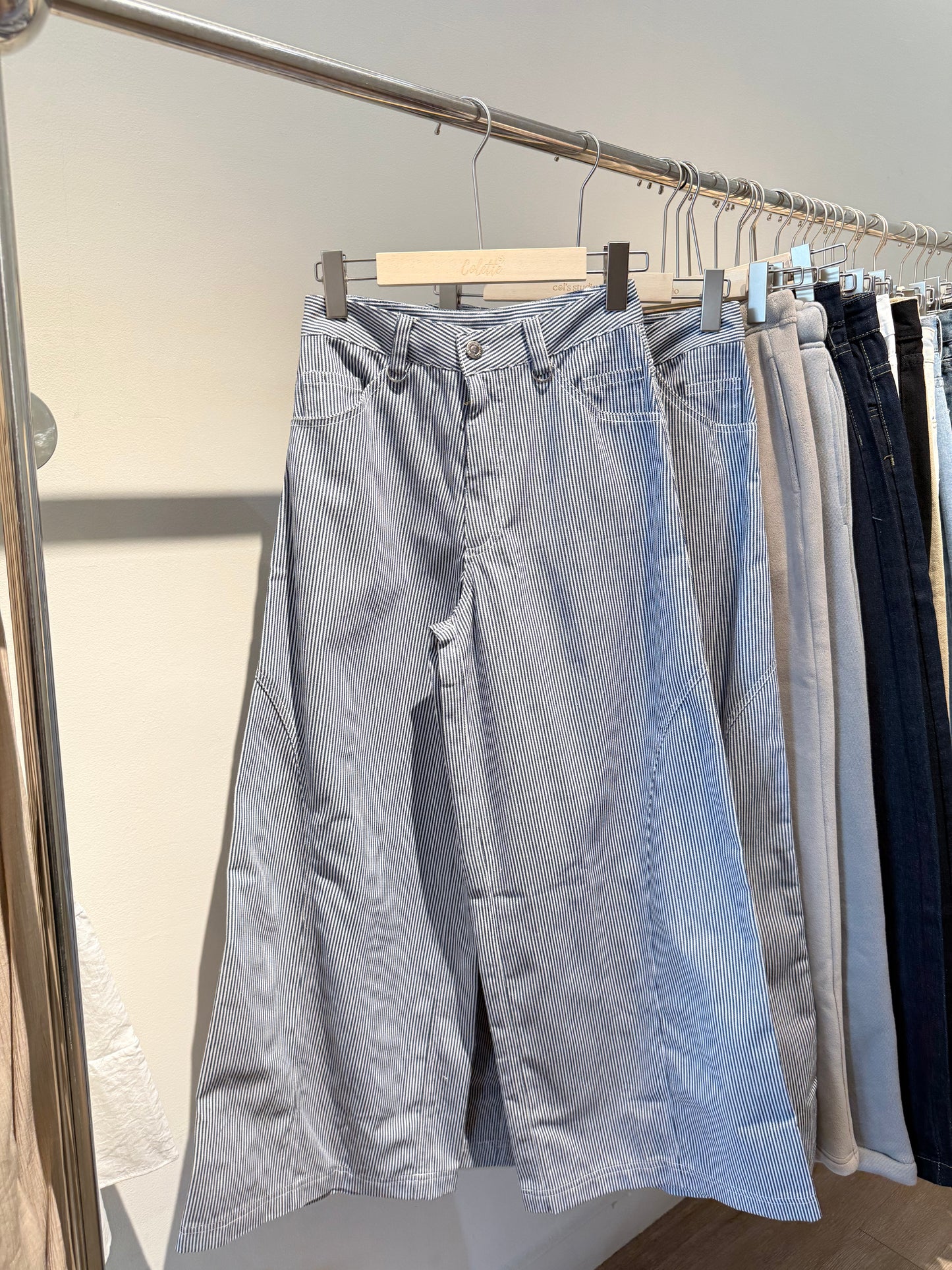 Striped black bottom