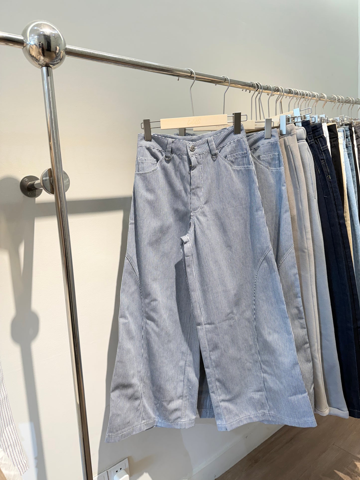 Striped black bottom