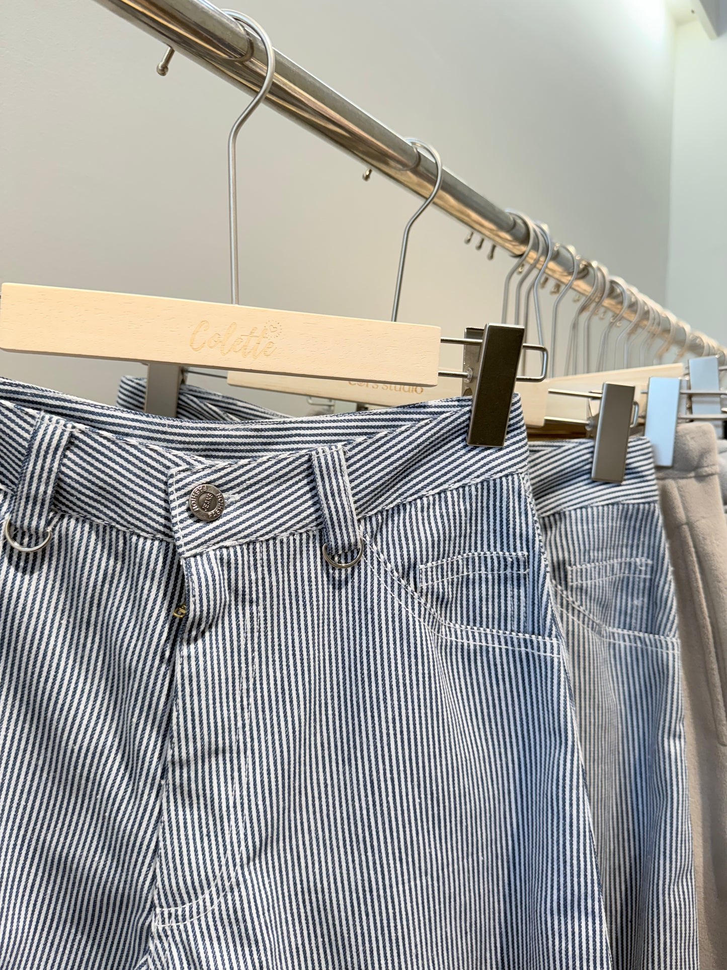 Striped black bottom