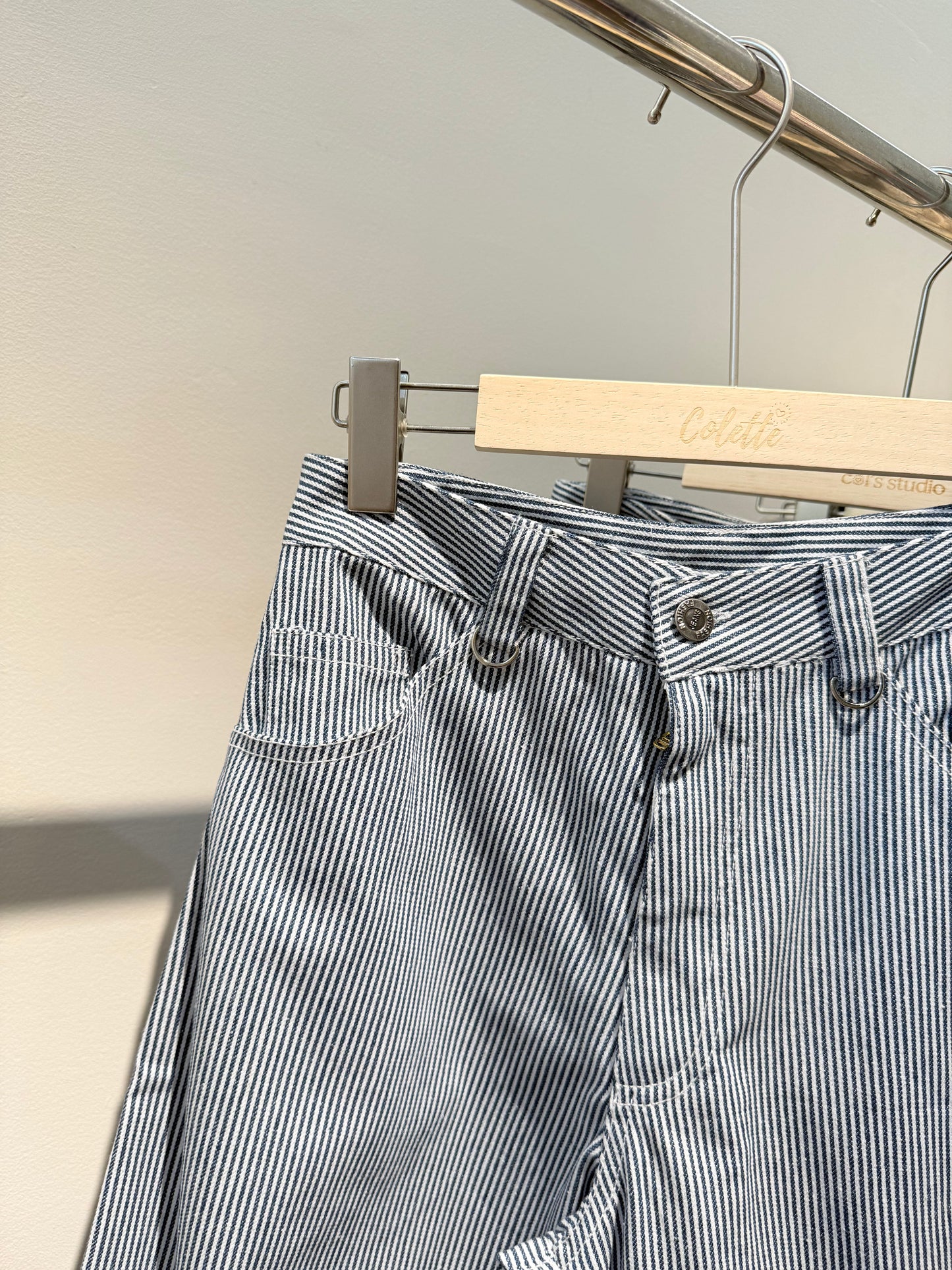 Striped black bottom