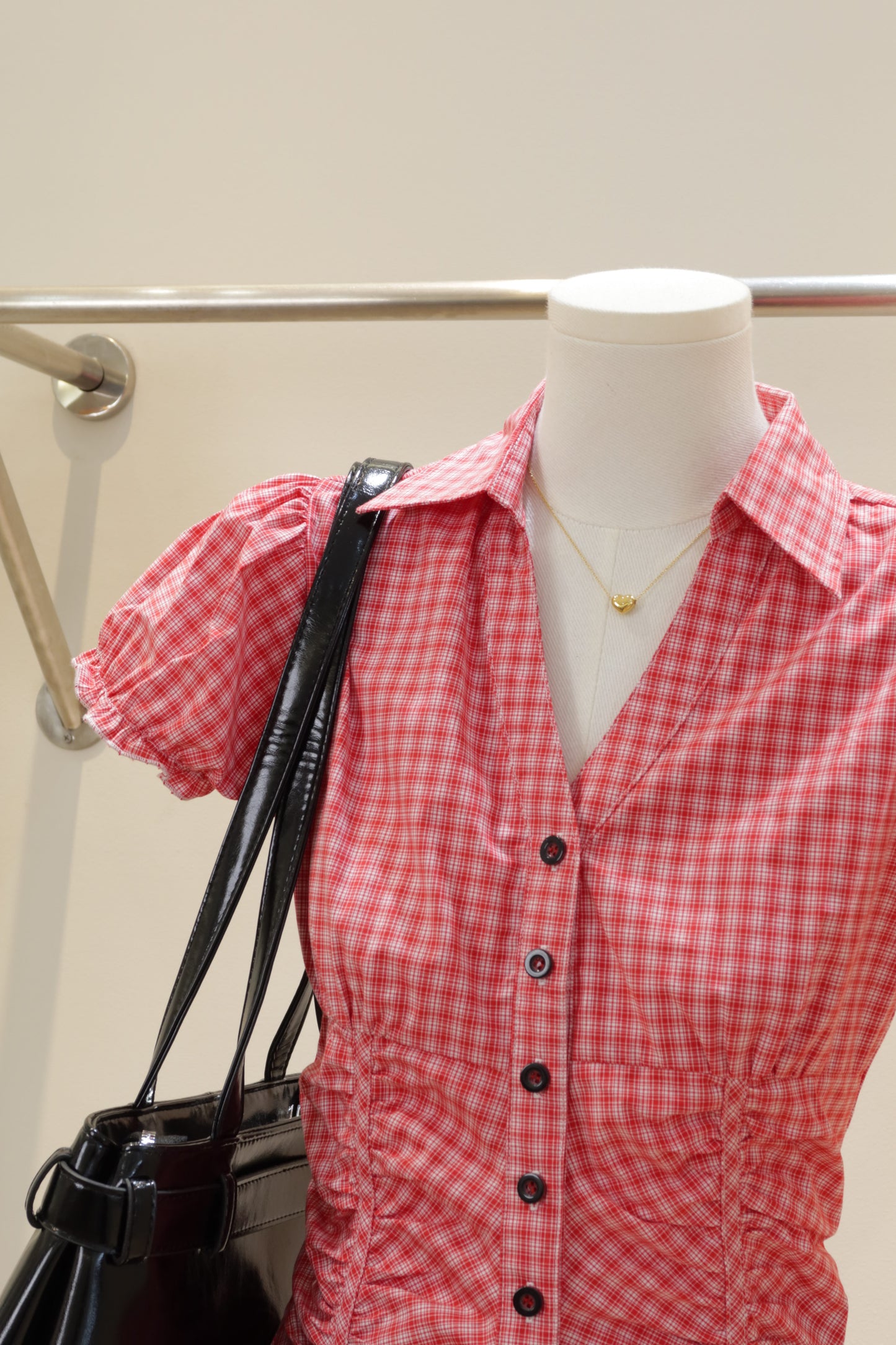 Runched detailed blouse