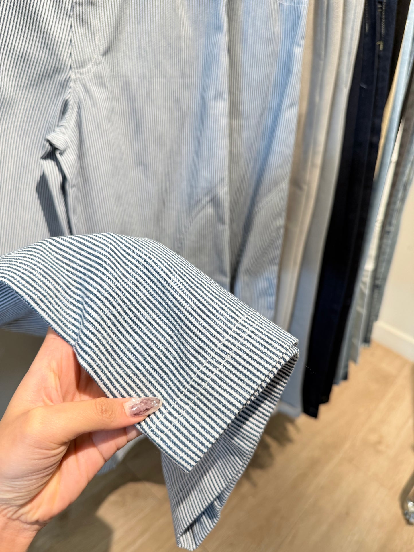 Striped black bottom