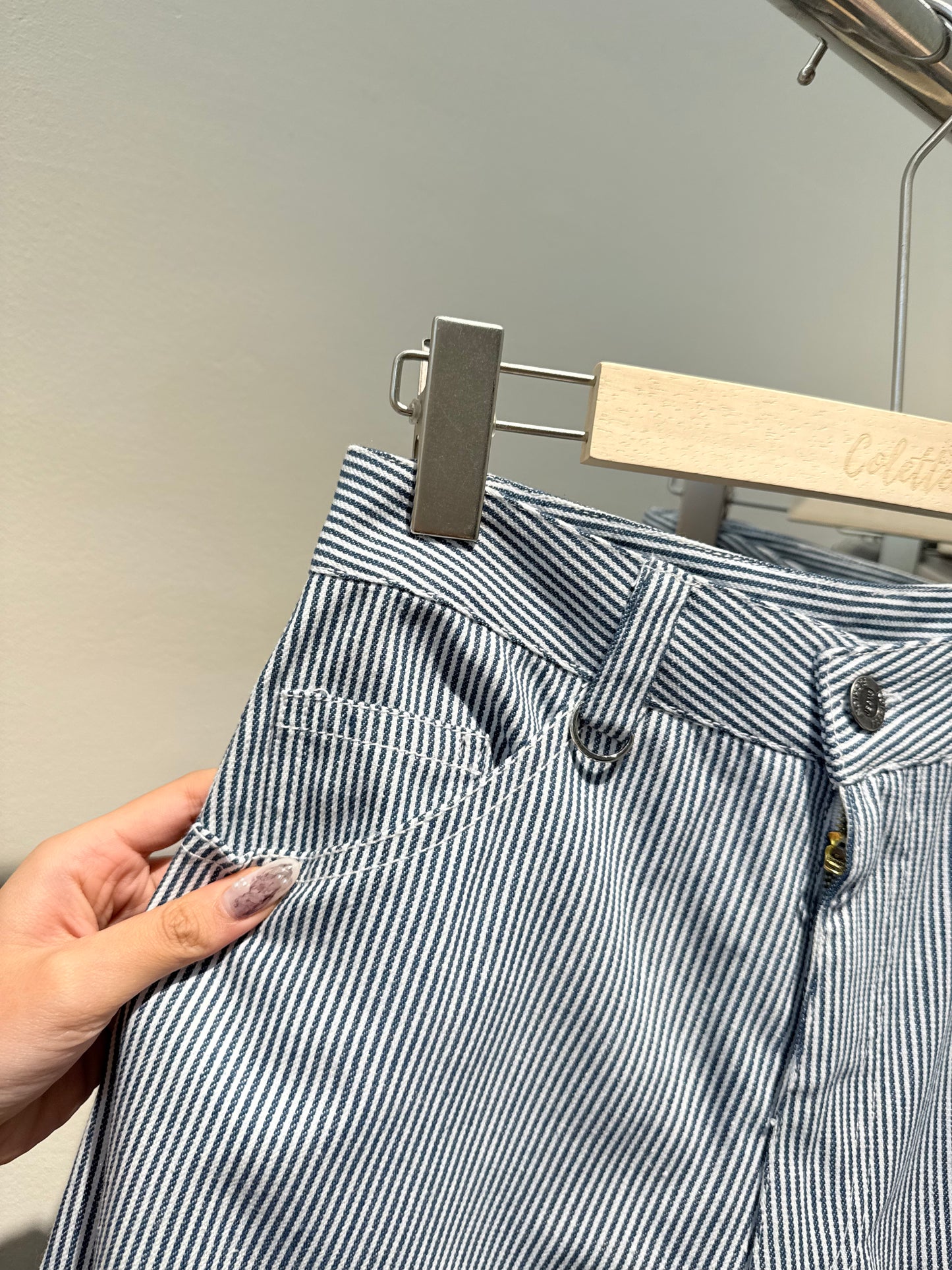 Striped black bottom