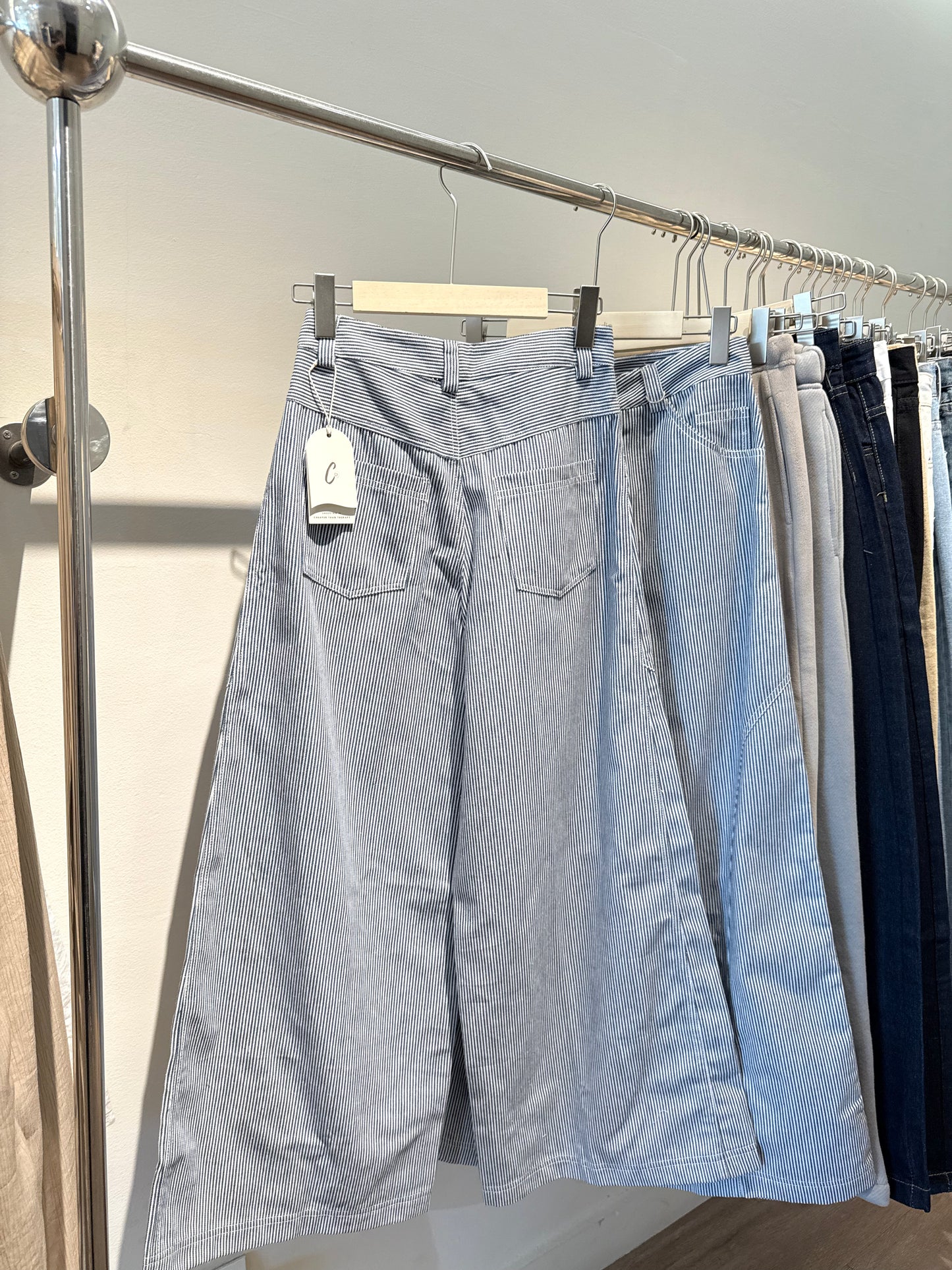 Striped black bottom