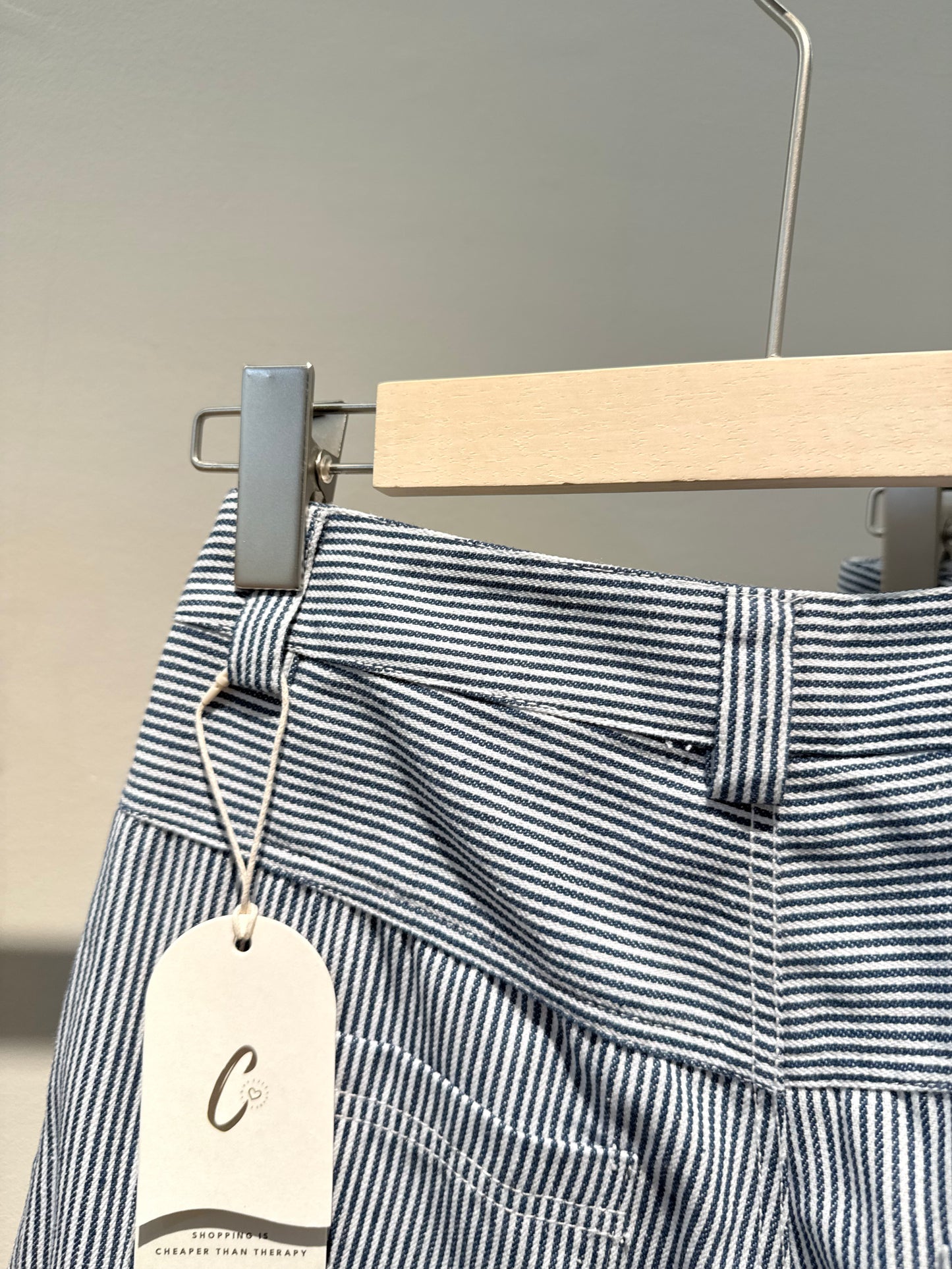 Striped black bottom