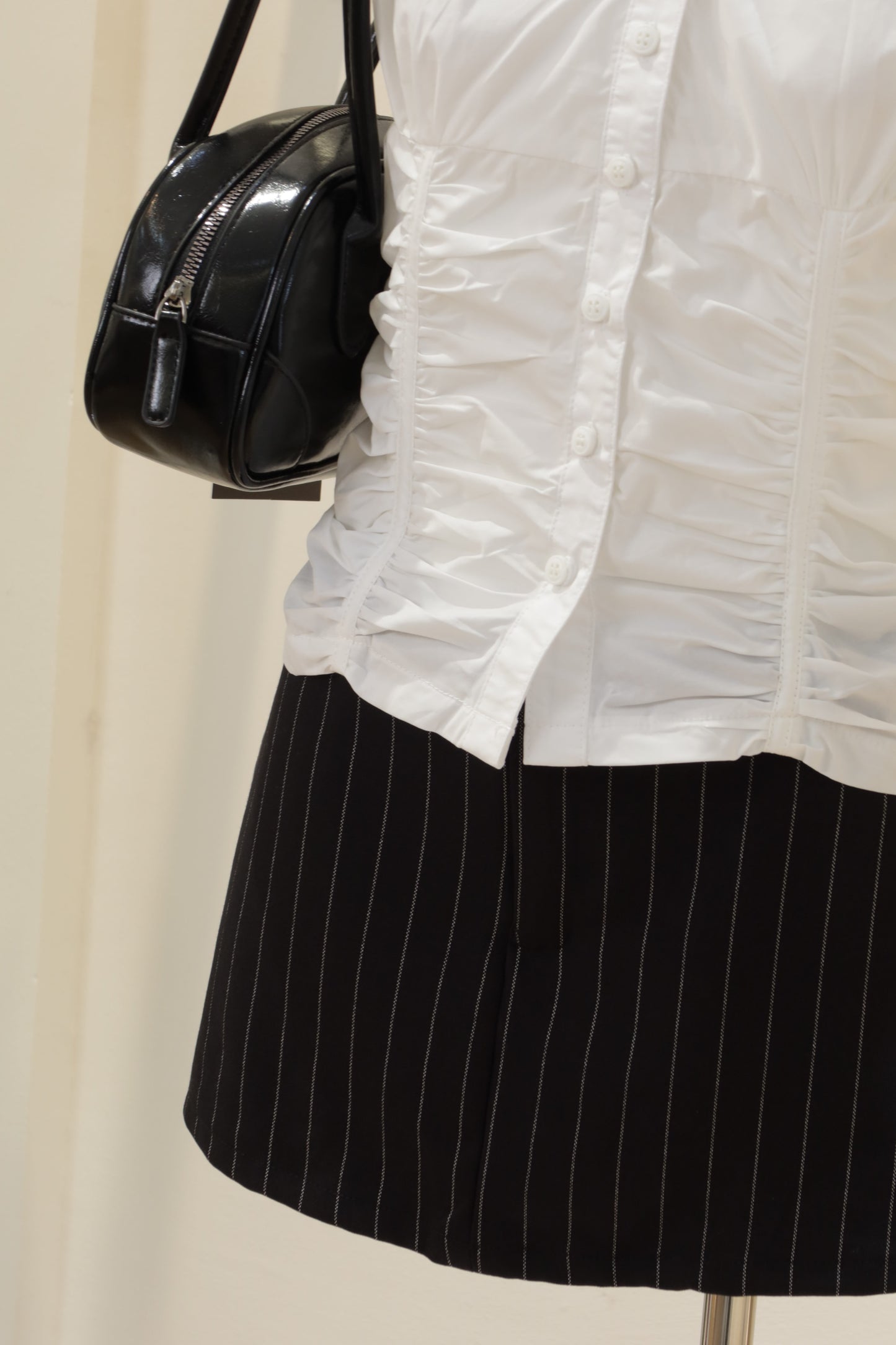 Runched detailed blouse