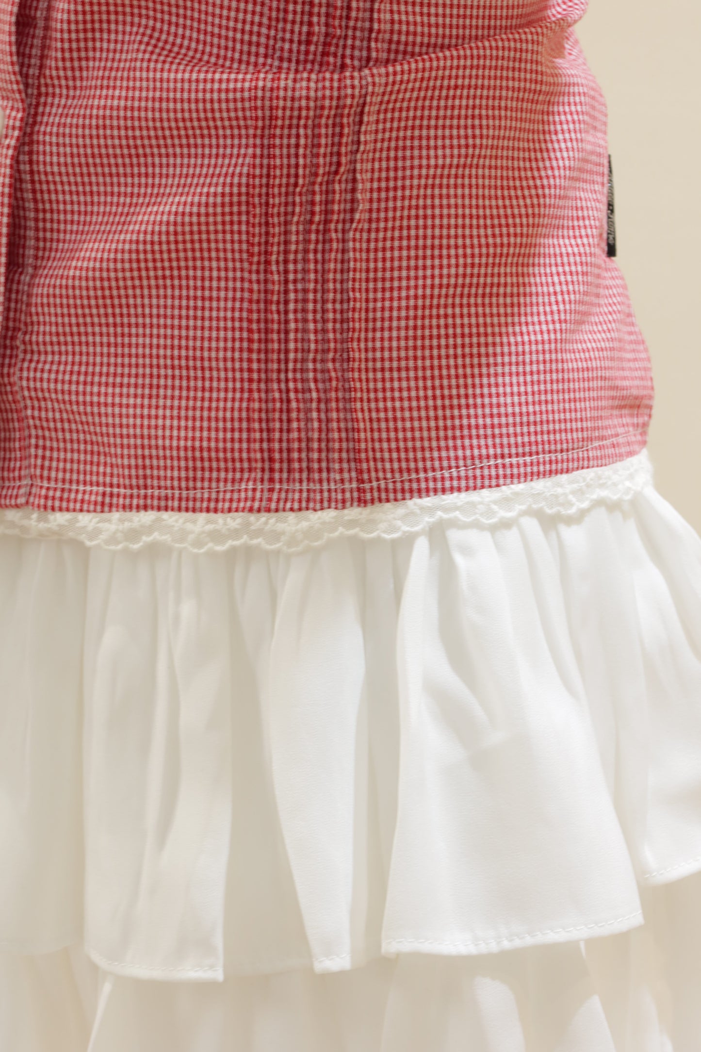 Gingham BM style top