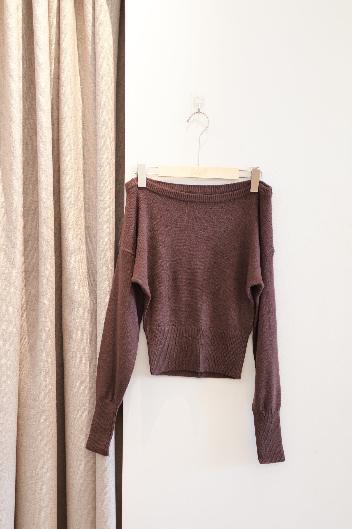 HOLLISTER Off Shoulder Knit Top