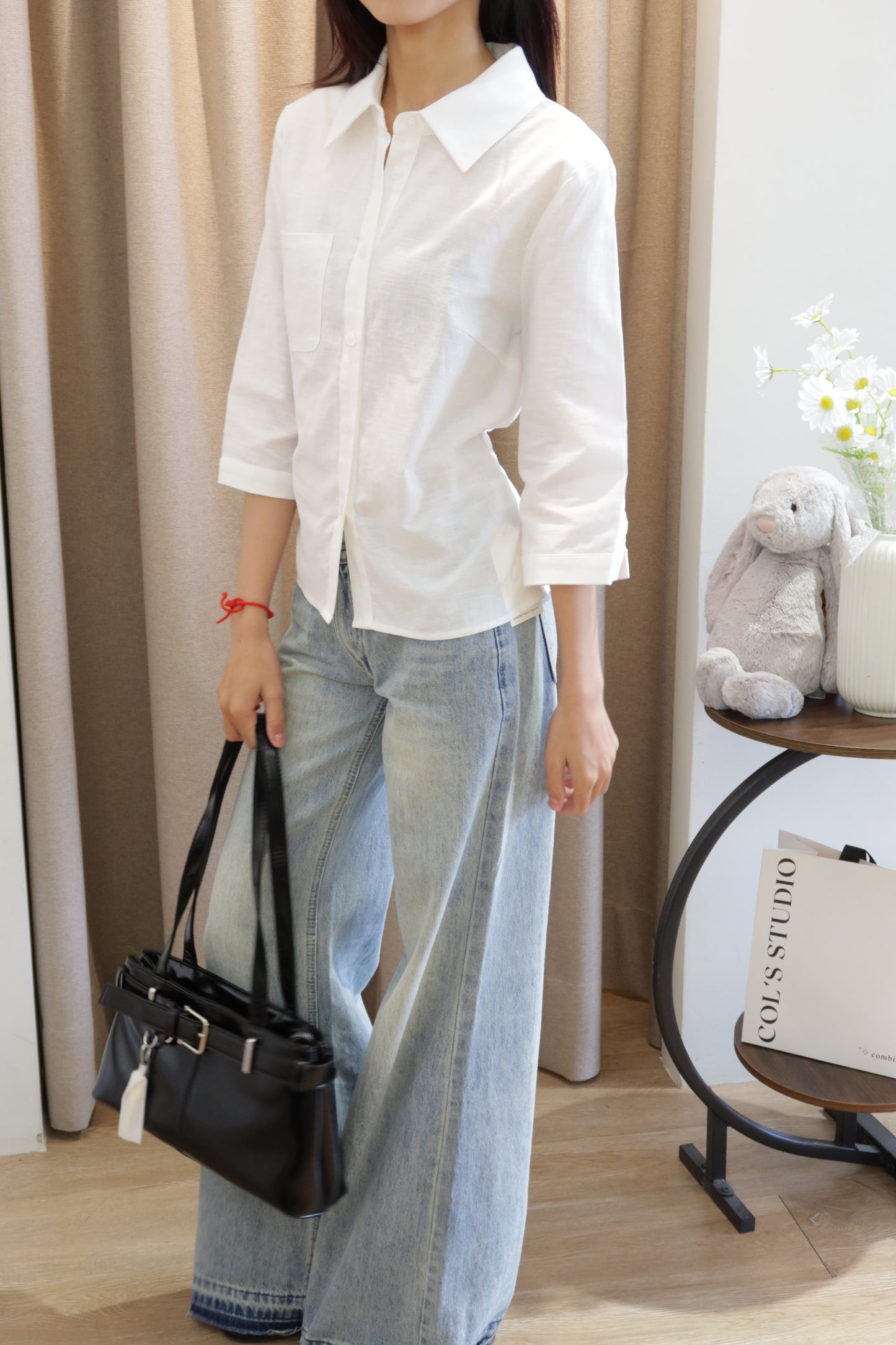 Buckled Linen outerwear