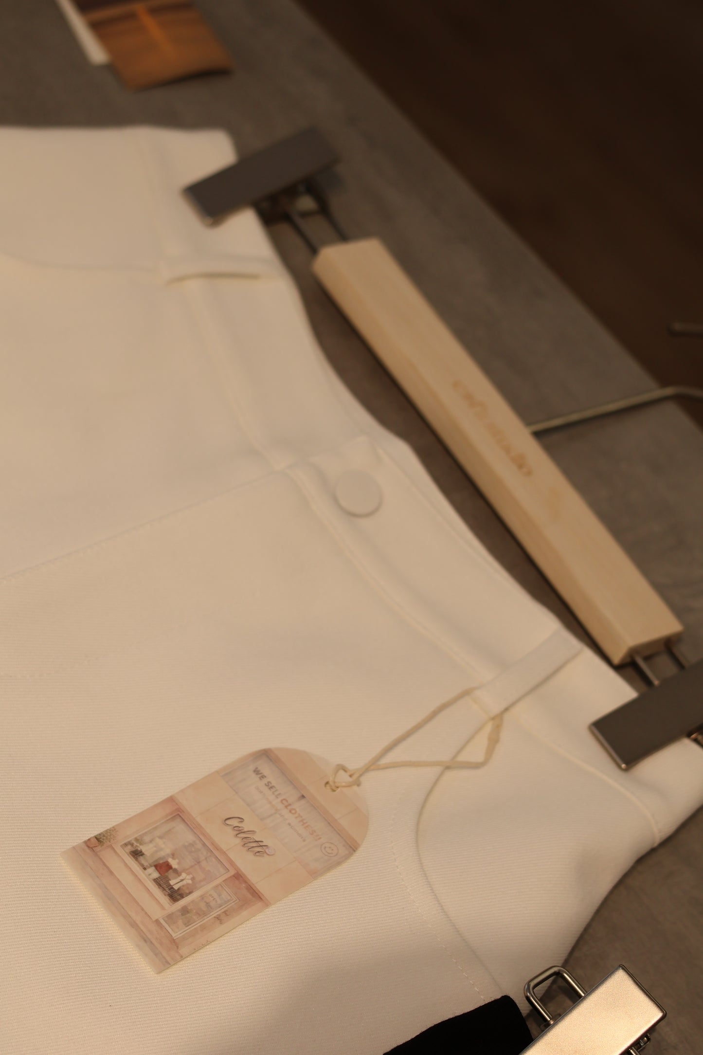 BUTTONED TROUSER SHORTS