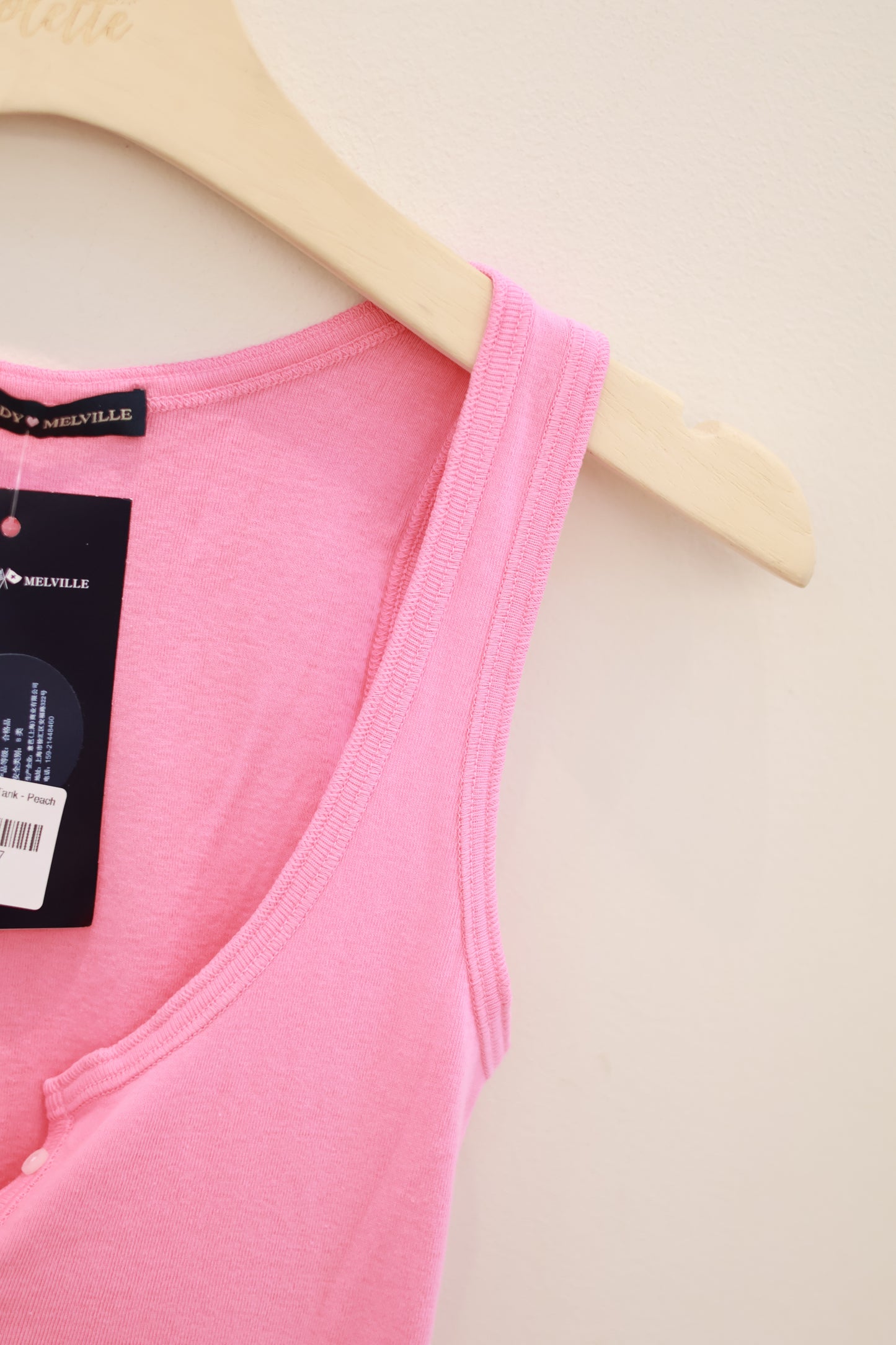 BRANDY Dails Tank - Peach Pink