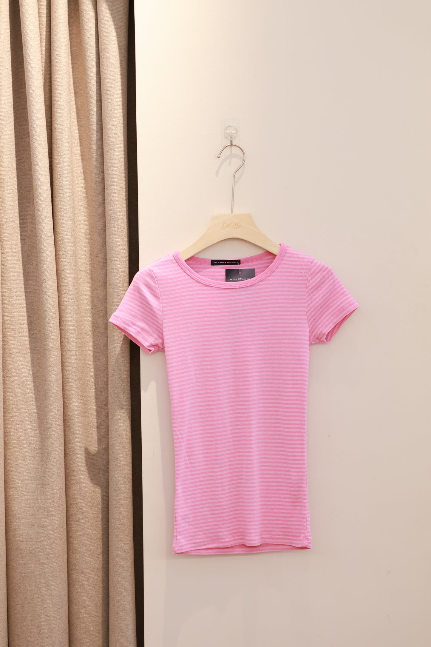 BRANDY Hailie Striped Top - Pink
