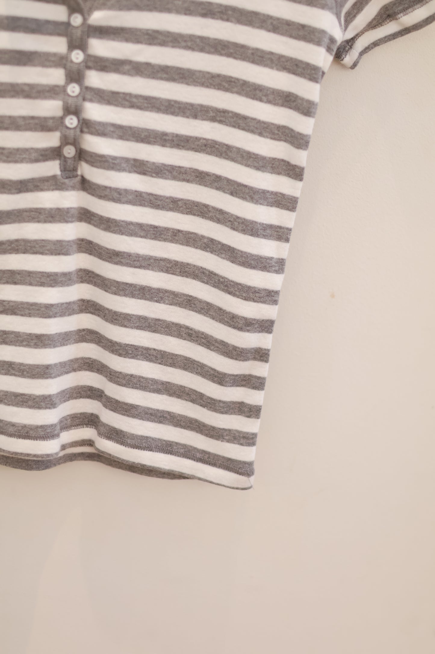 BRANDY Zelly Striped Top - Gray
