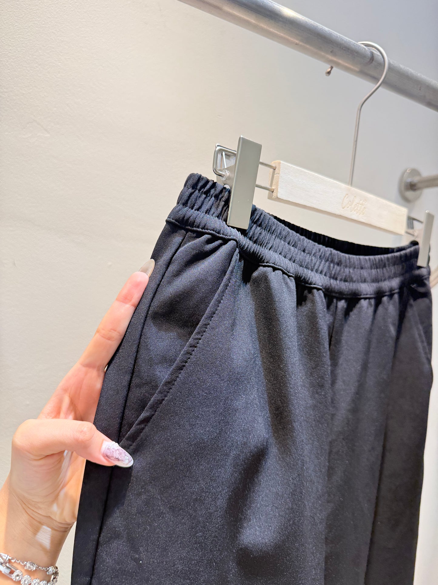 Black waterproof bottoms (soft on the inside)