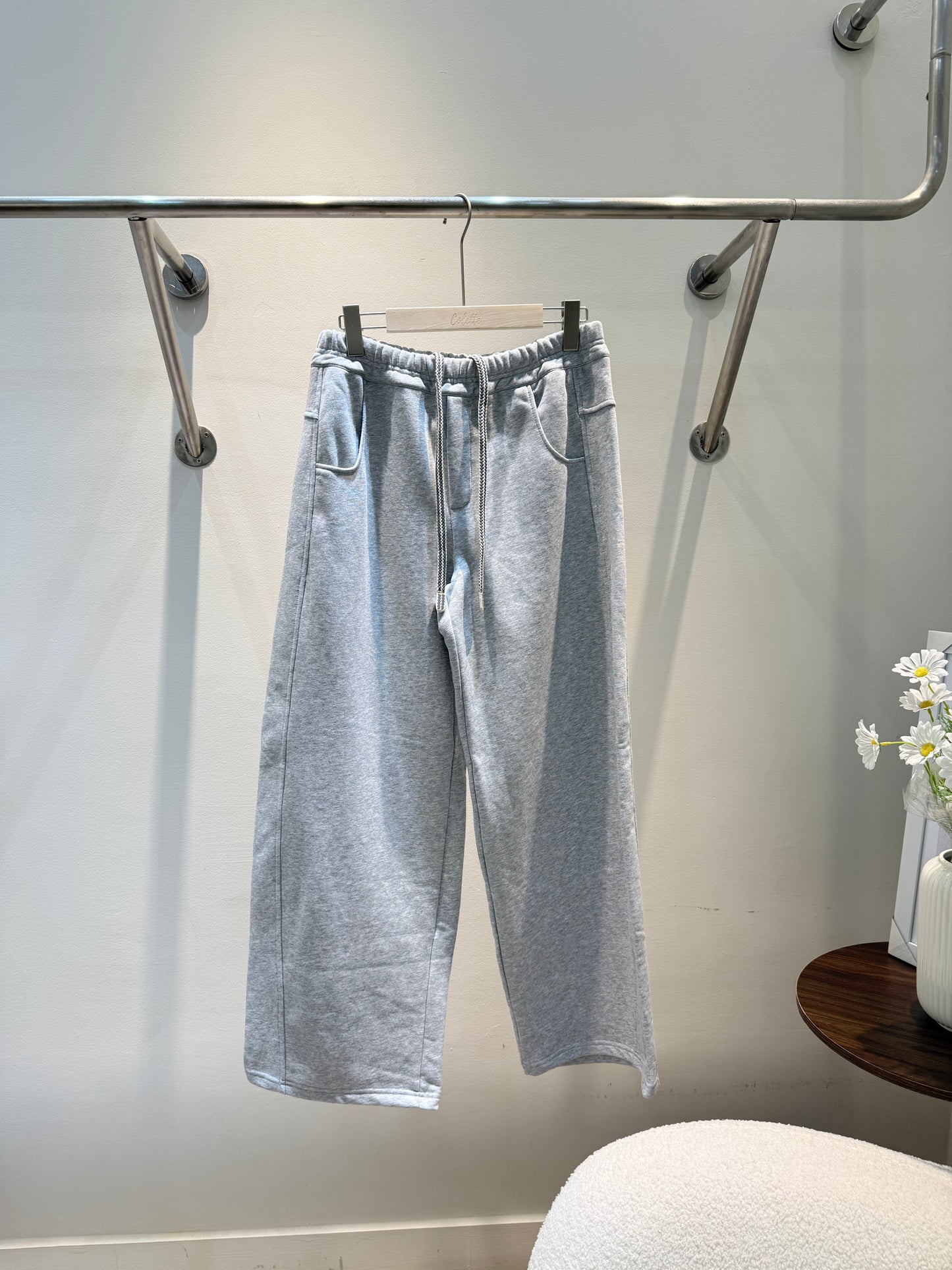 Baggy gray comfy sweatpants