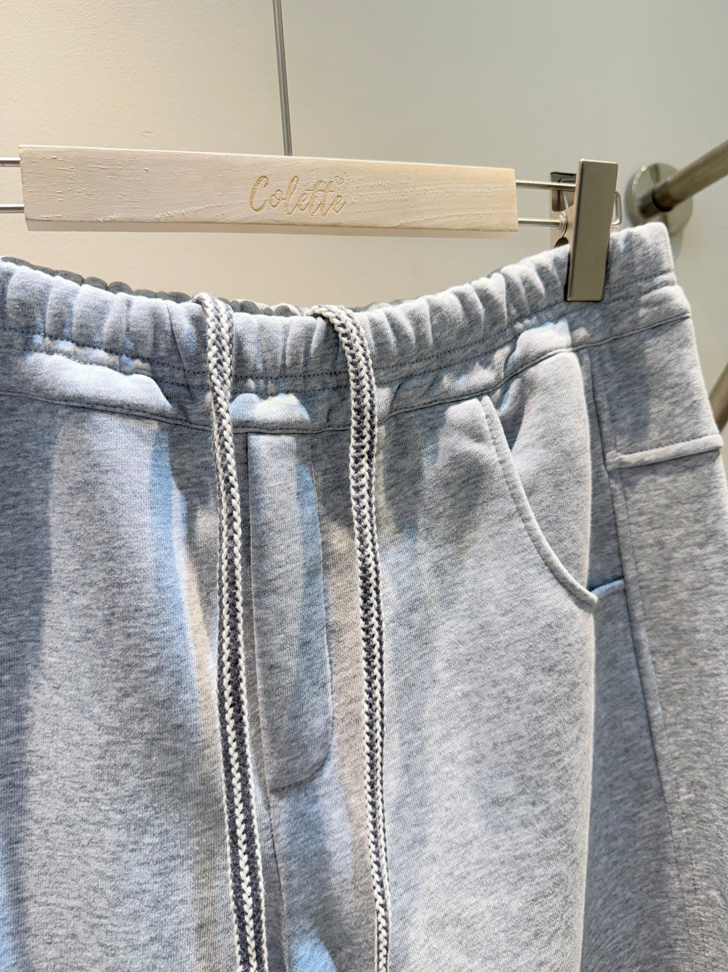 Baggy gray comfy sweatpants