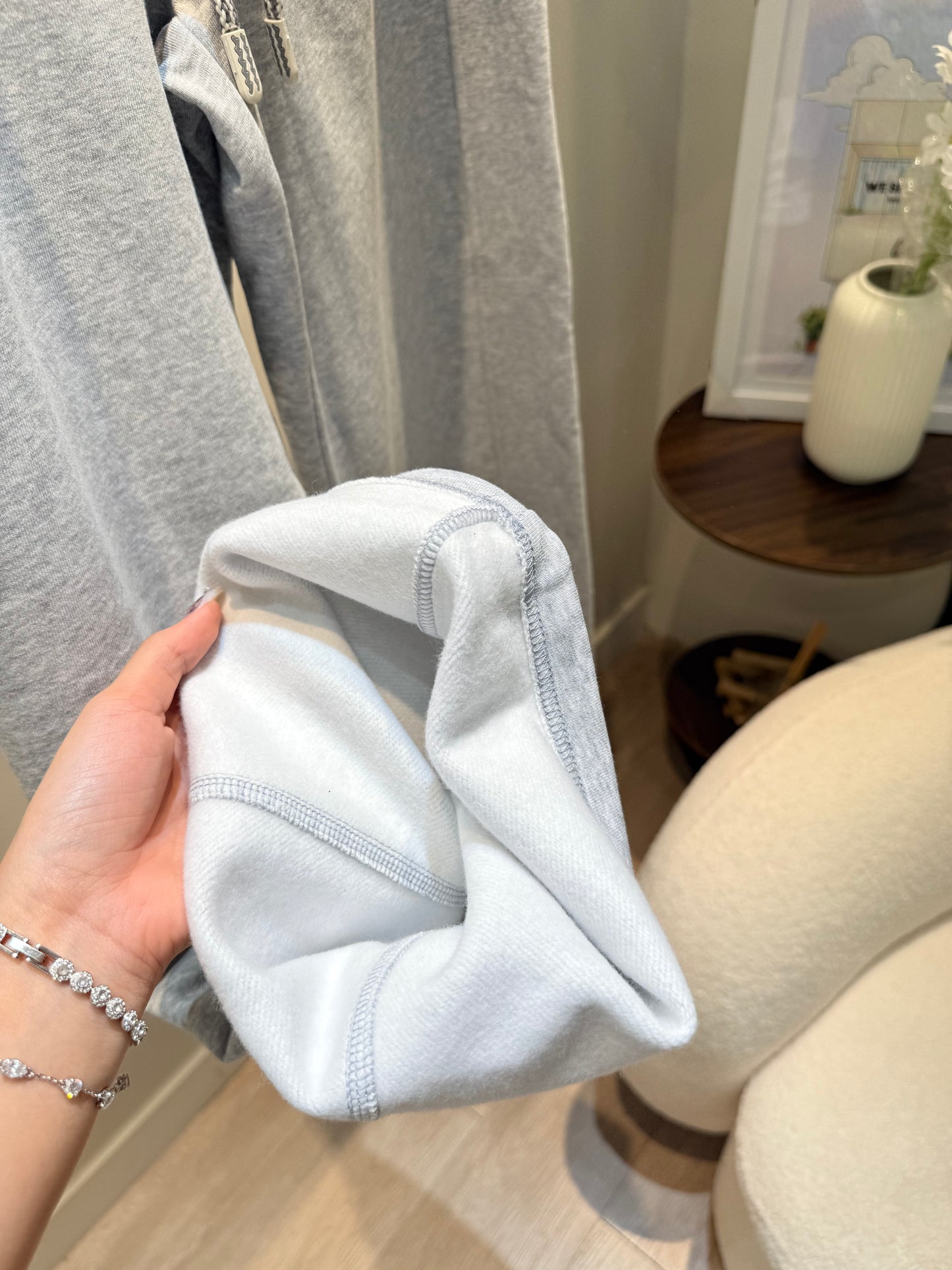 Baggy gray comfy sweatpants