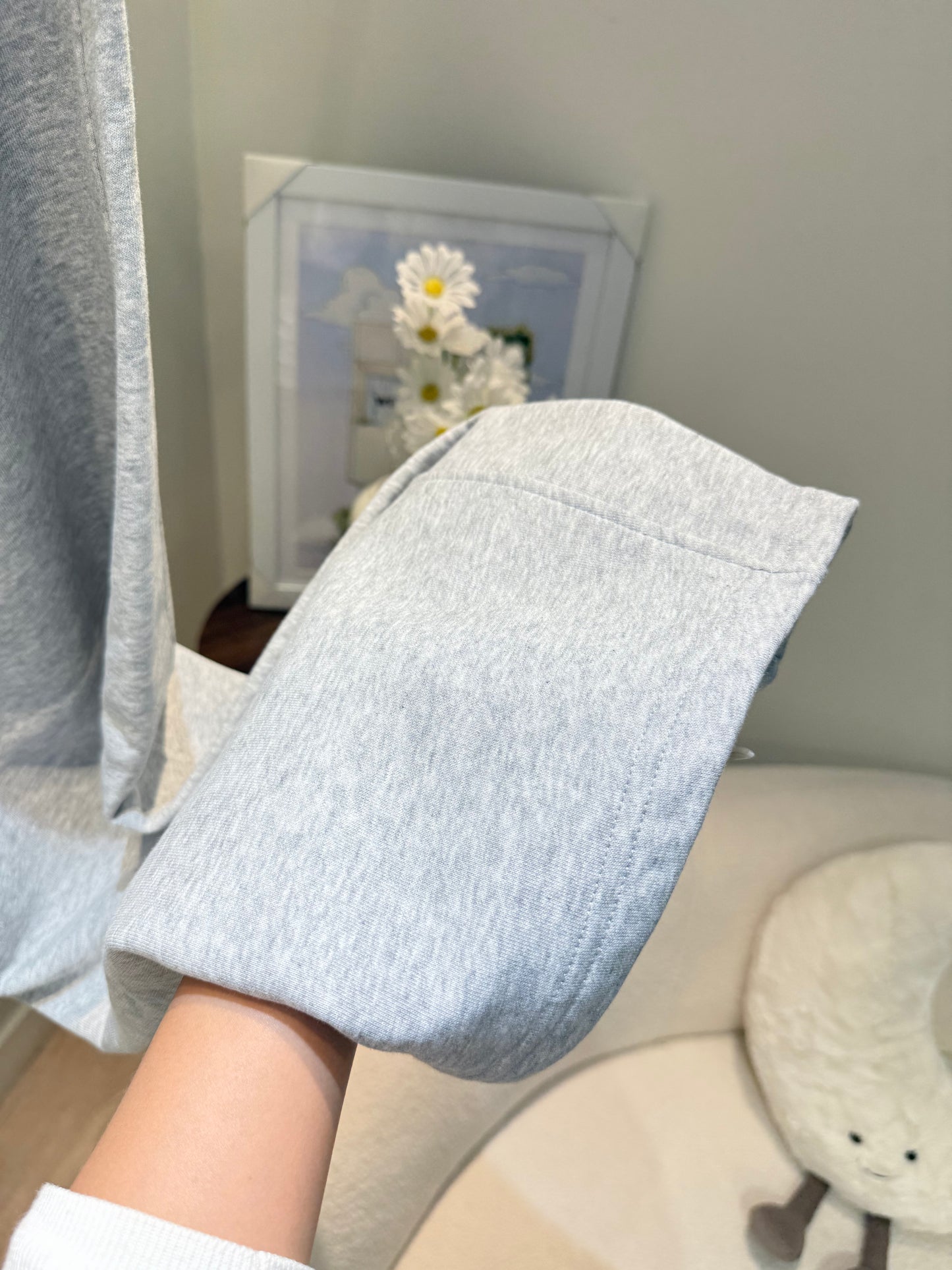 Baggy gray comfy sweatpants