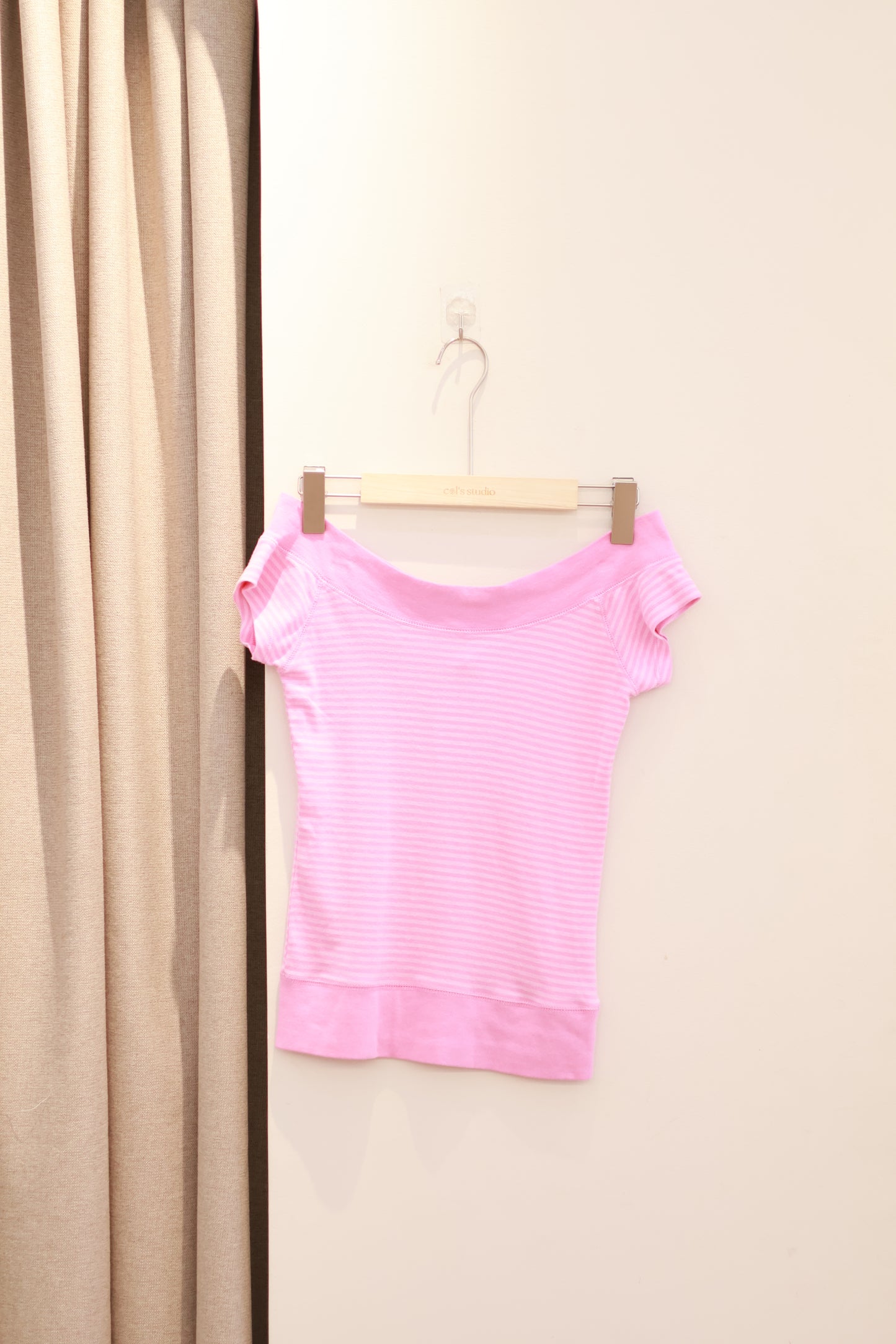 BRANDY Bonnie Striped Top - Pink