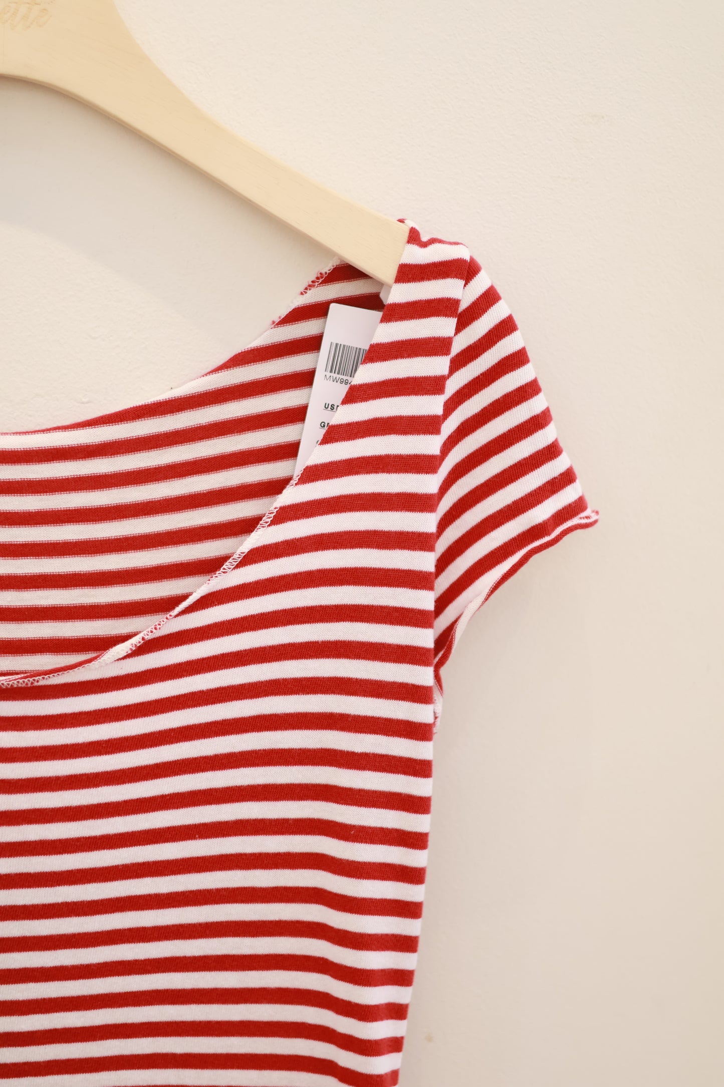 BRANDY McKenna Striped Top - White/S