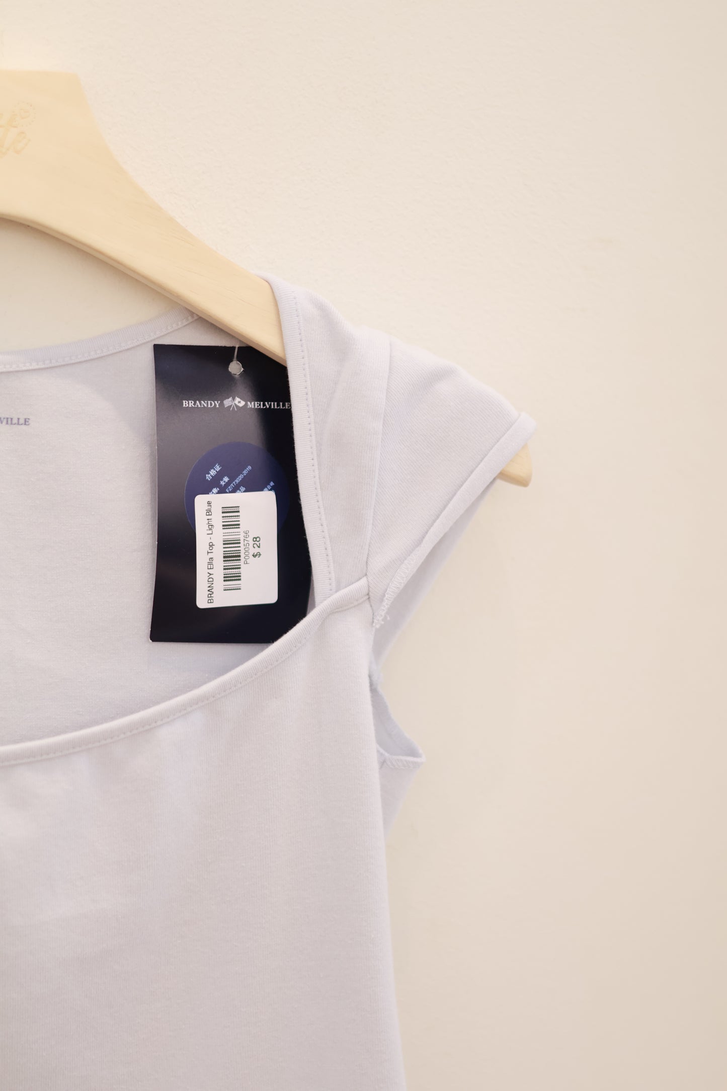 BRANDY Ella Top - Light Blue