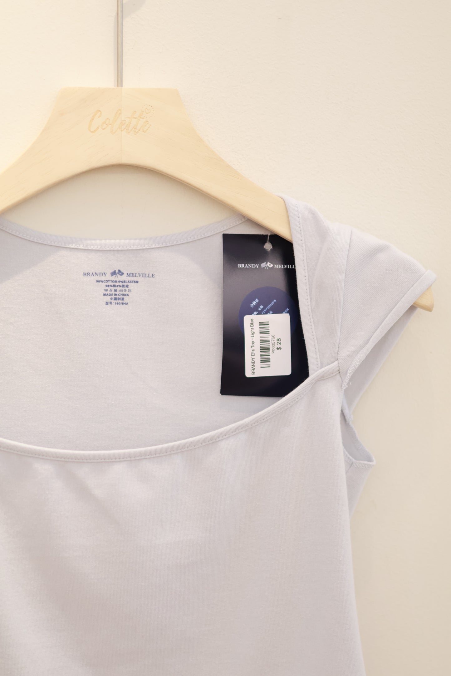 BRANDY Ella Top - Light Blue