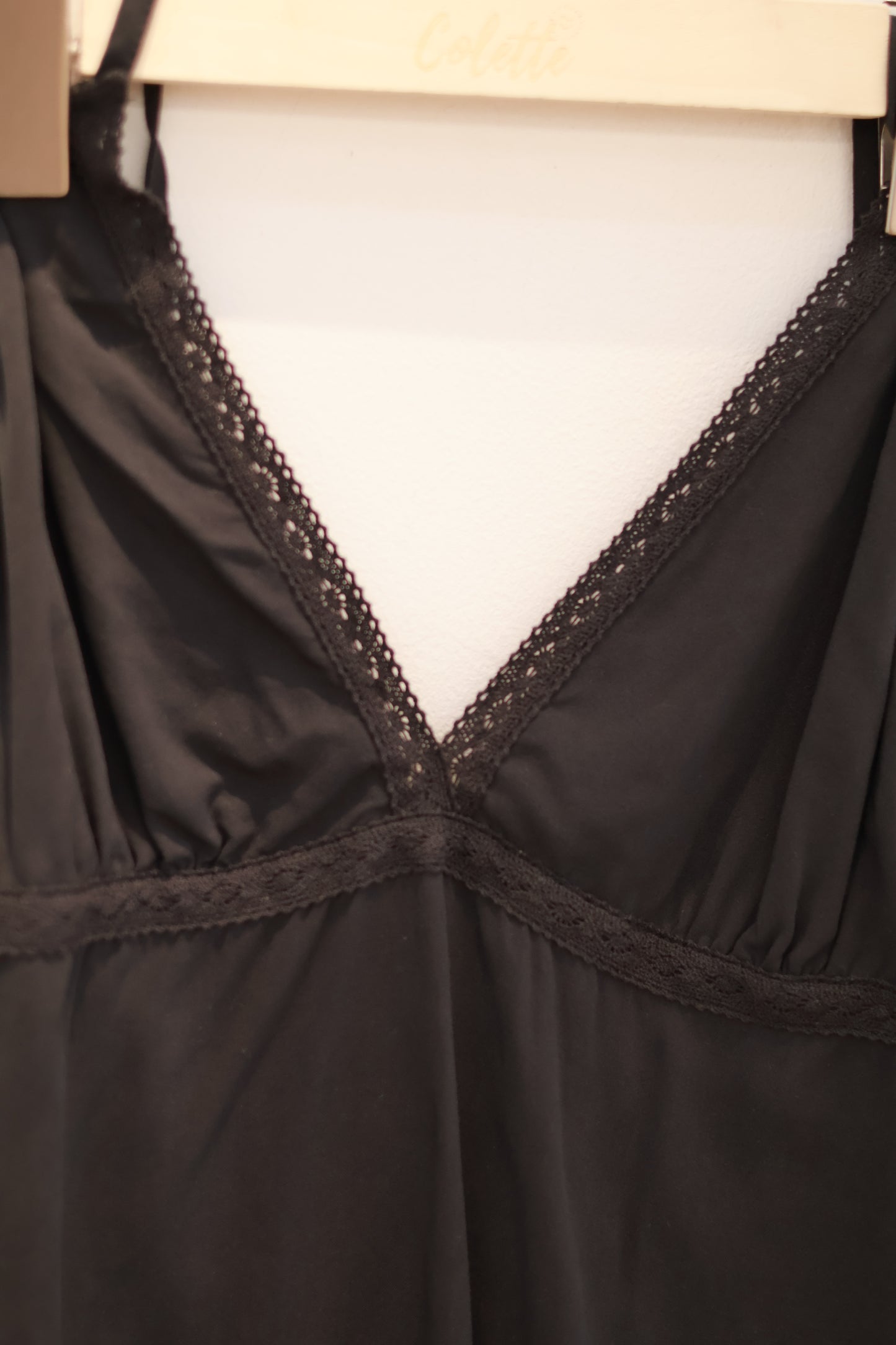 BRANDY Edith Halter Tank - Black