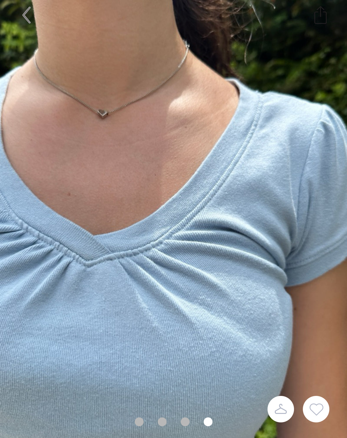BRANDY Safiya Top - Light Blue
