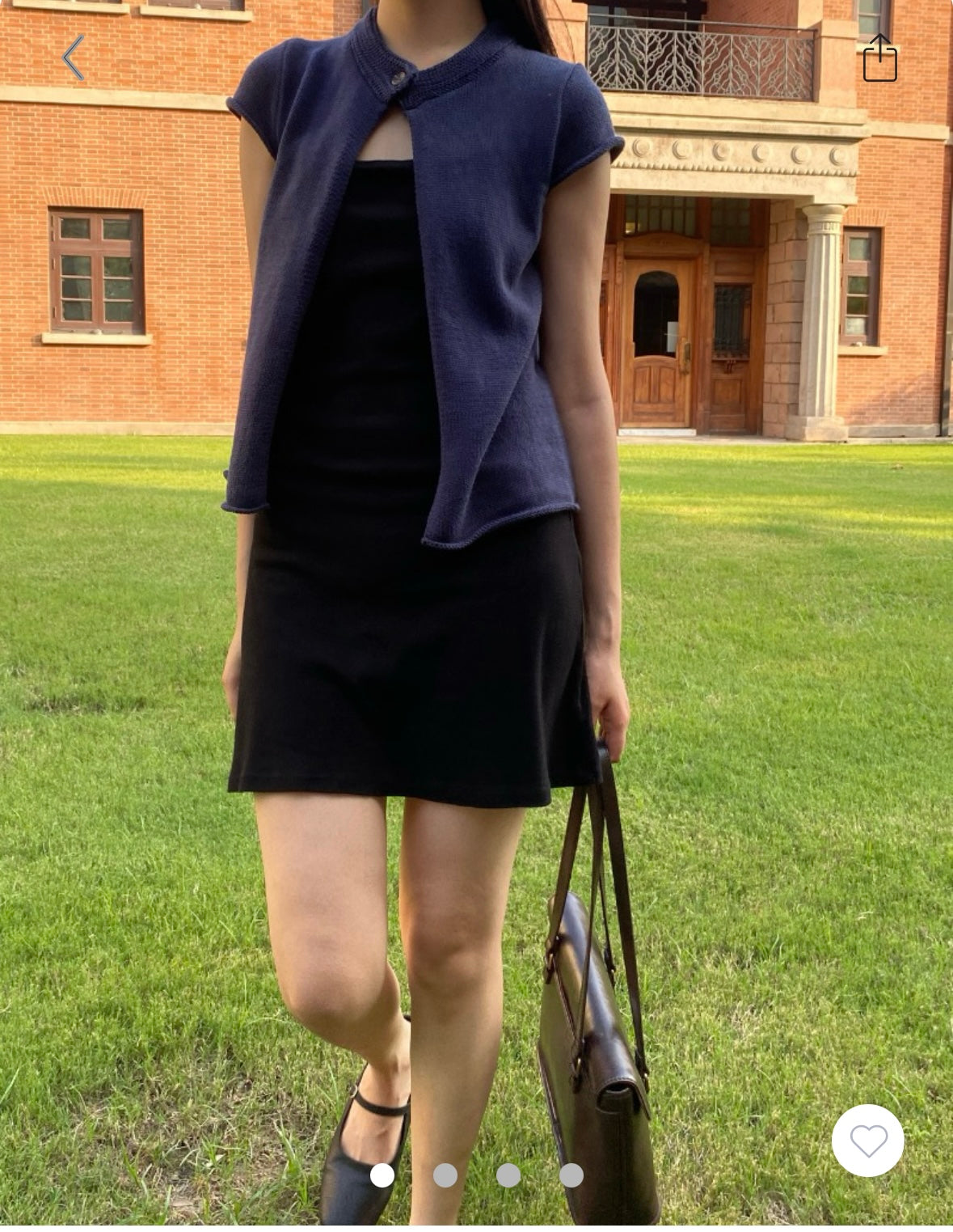 BRANDY Sara Top - Navy