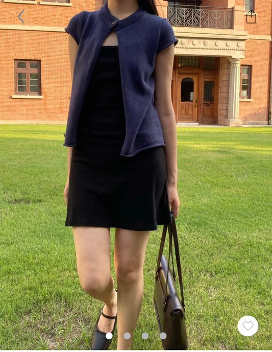 BRANDY Blair Top  -NAVY