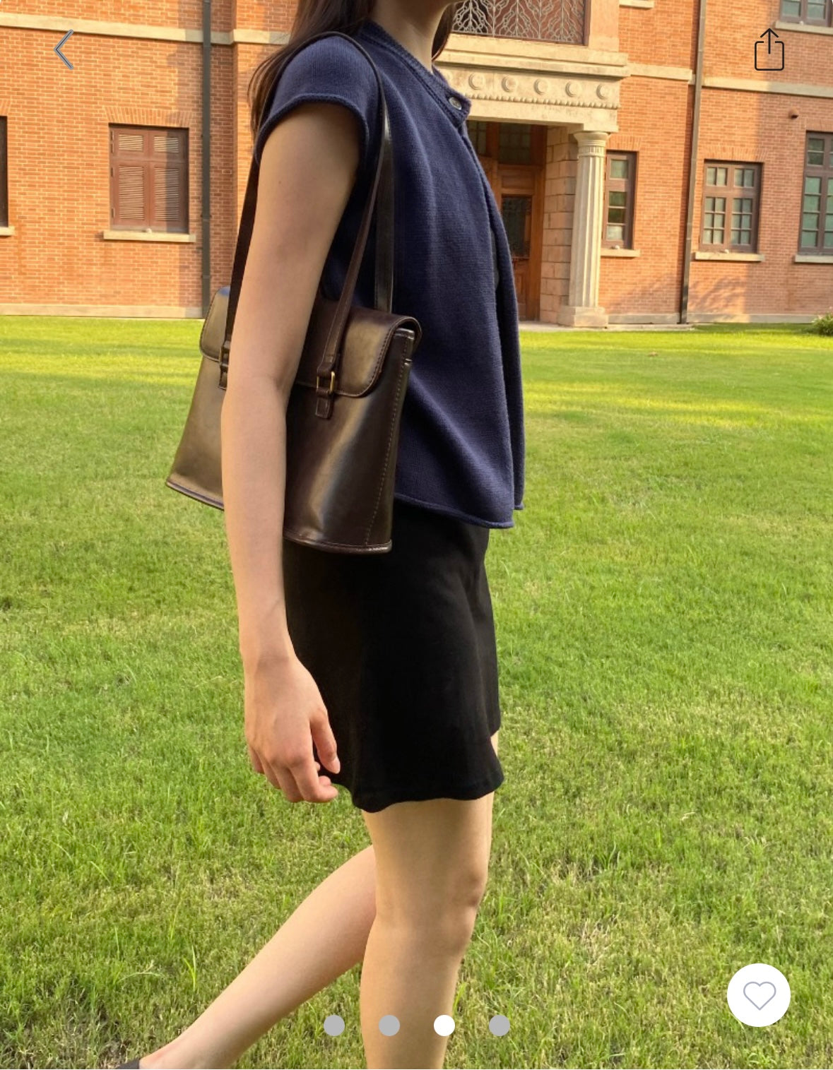 BRANDY Sara Top - Navy