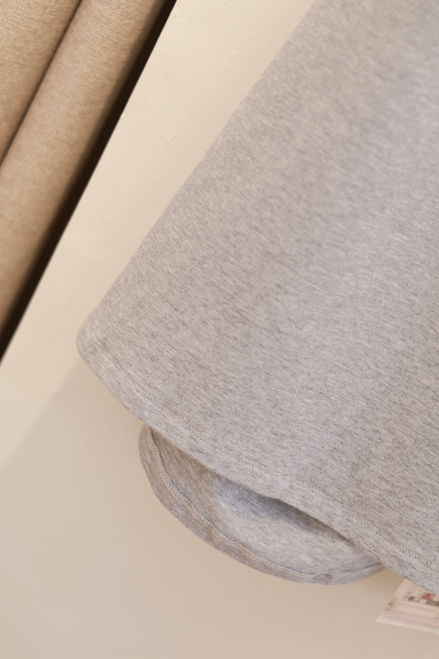 GRAY TURTLE NECK SLEEVELESS TOP