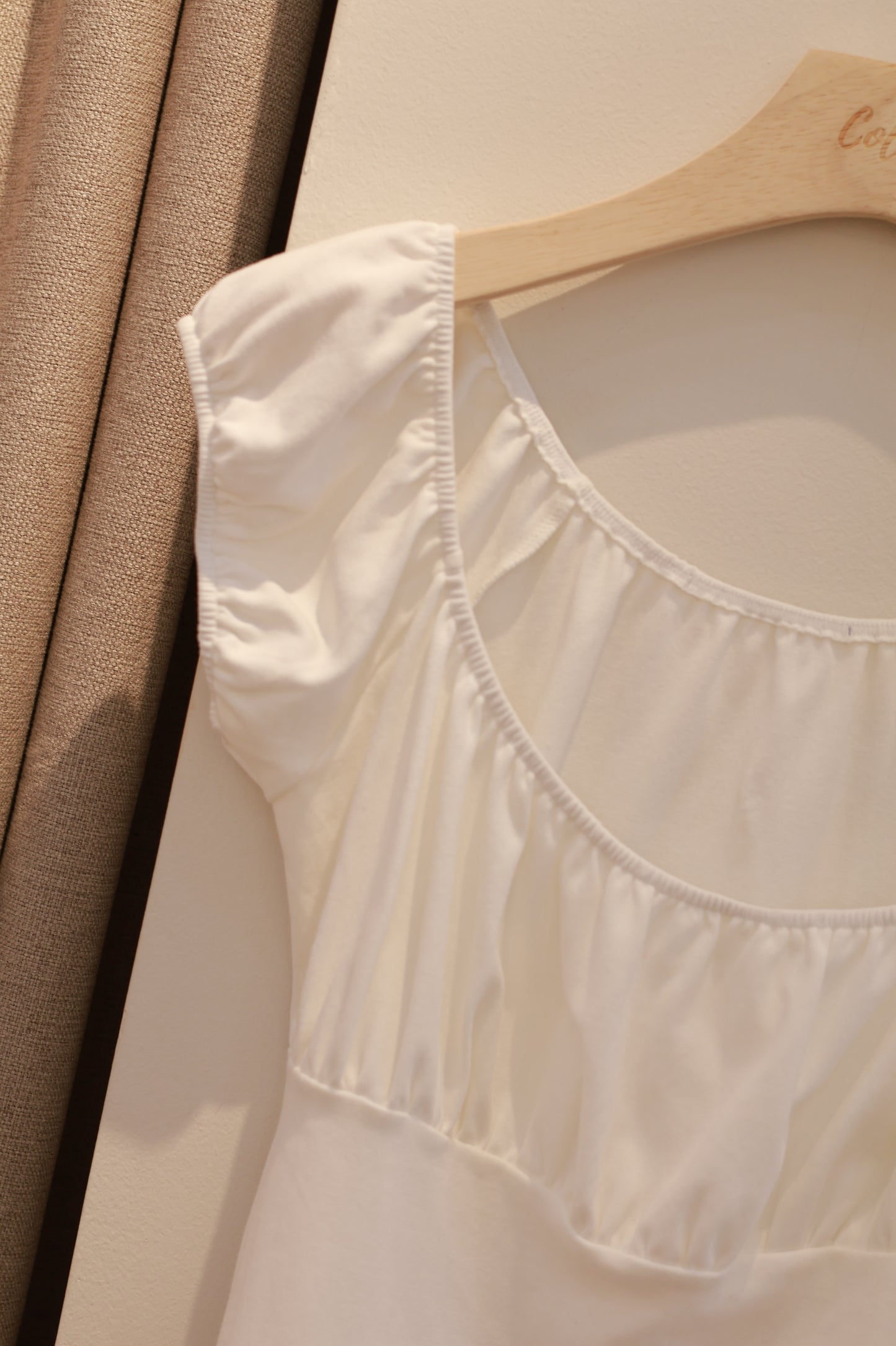 BM white short sleeve