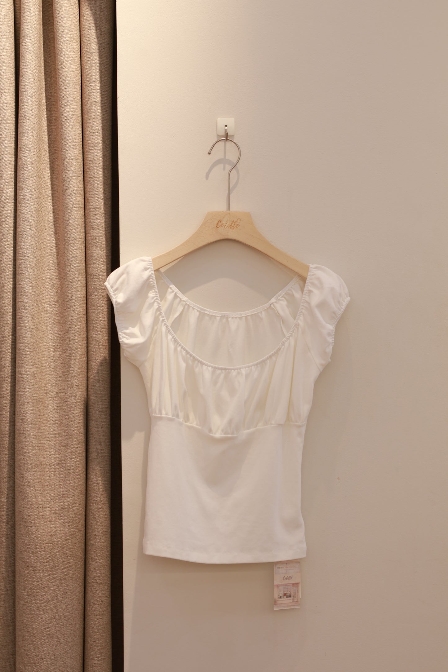 BM white short sleeve