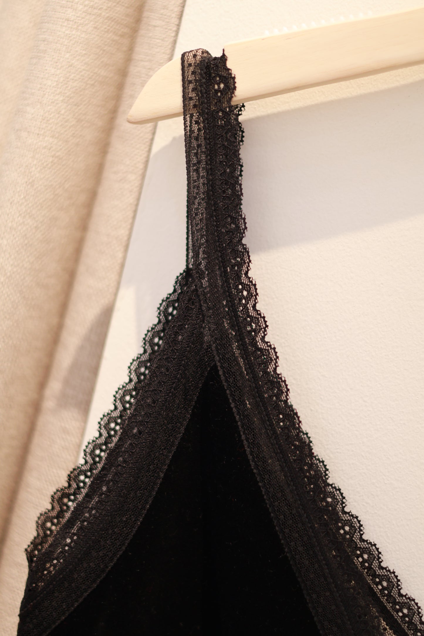 Velvet lace tank top