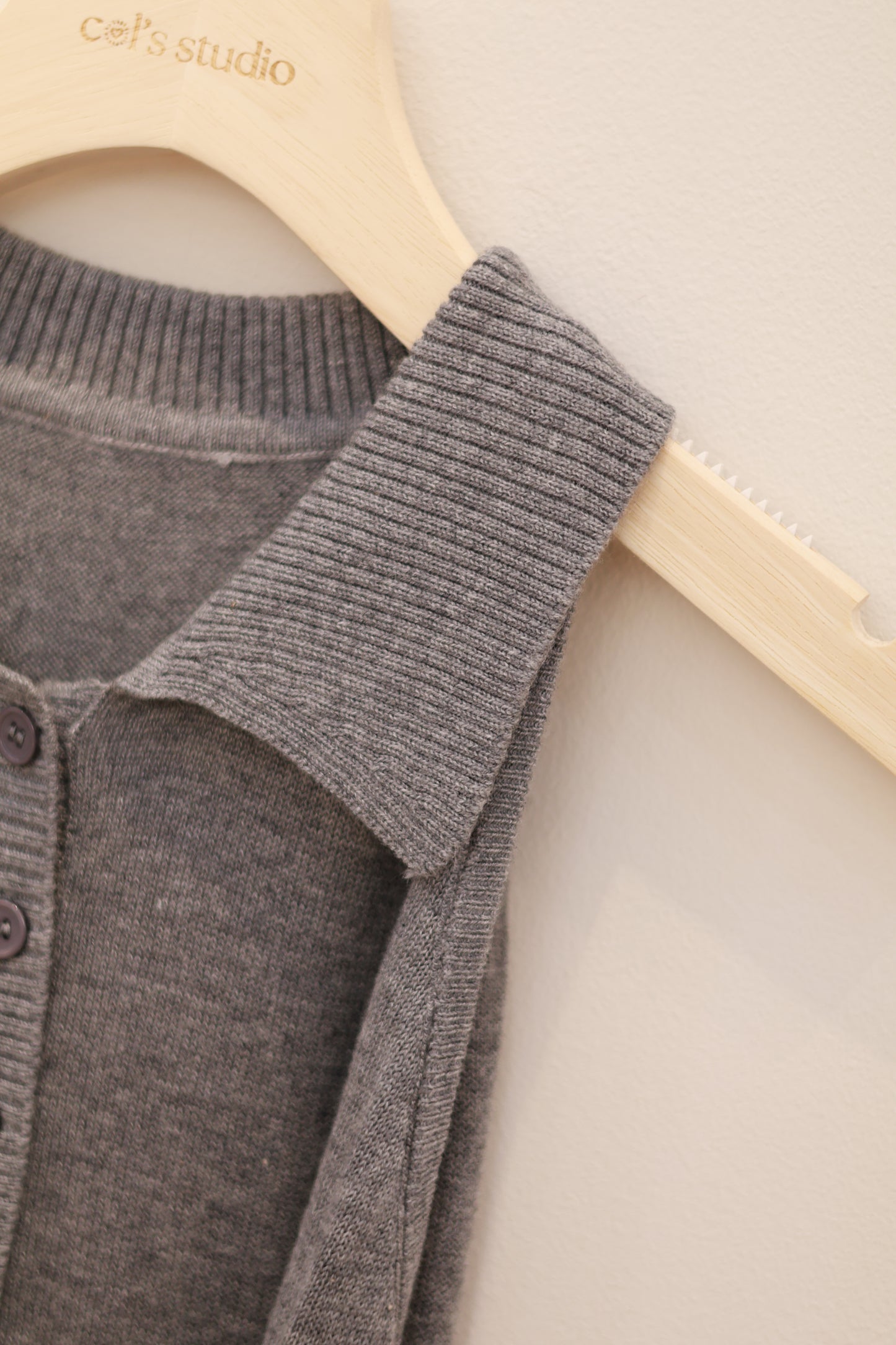 Knitted Polo Front Tied Design