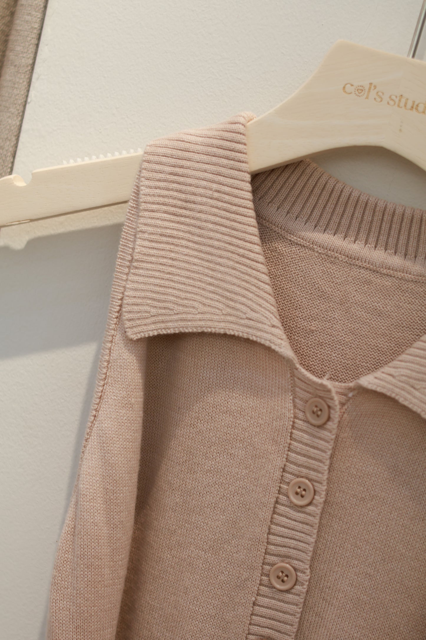 Knitted Polo Front Tied Design