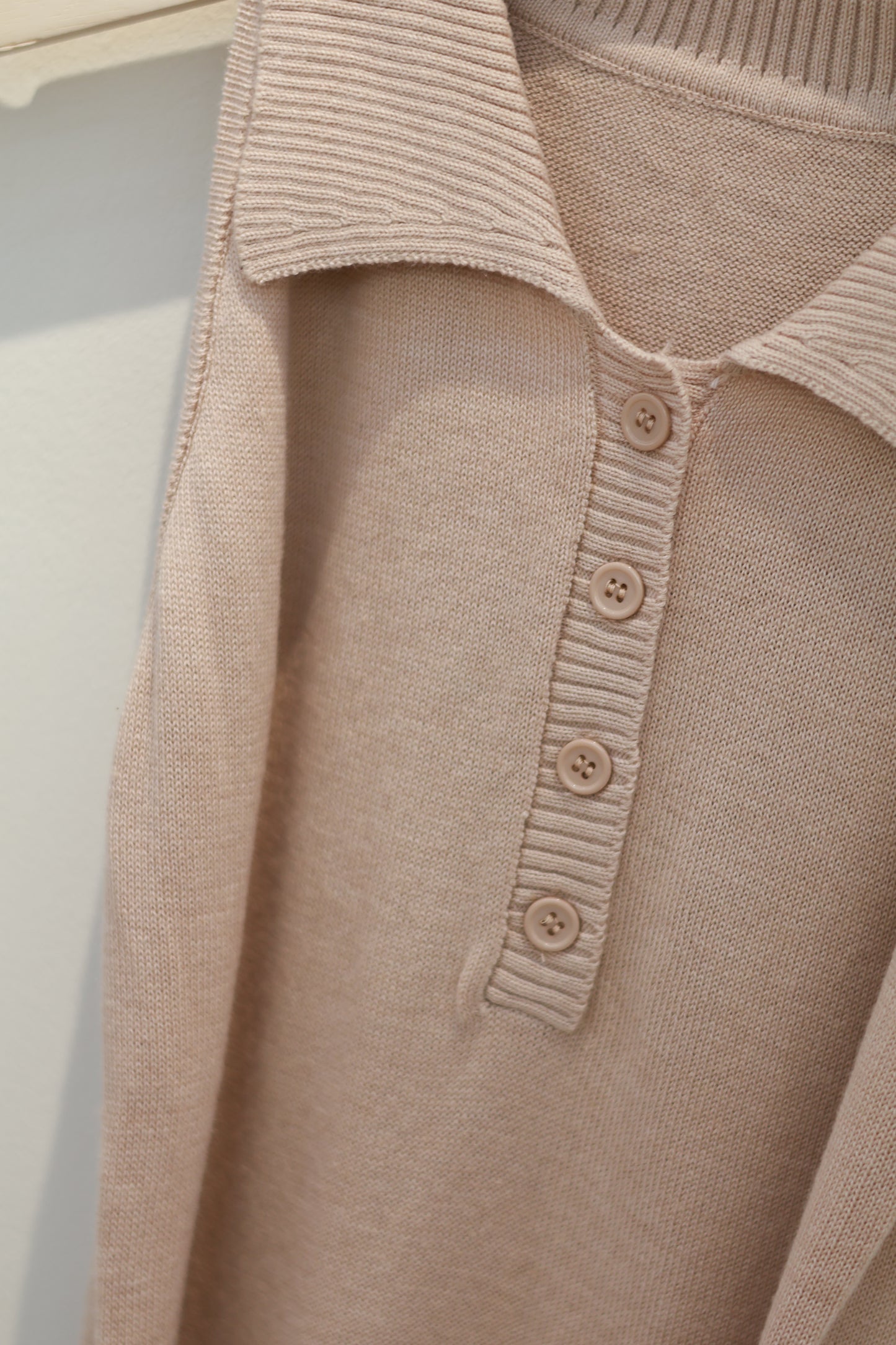 Knitted Polo Front Tied Design