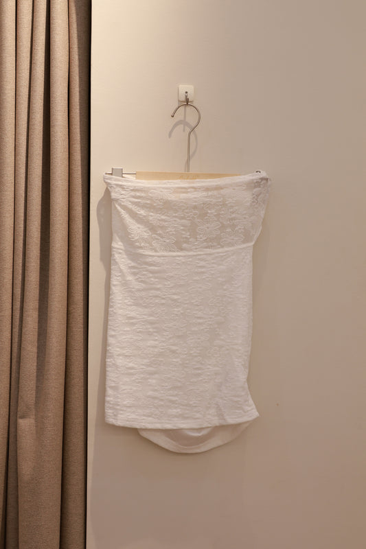 4in1 half shoulder mesh top