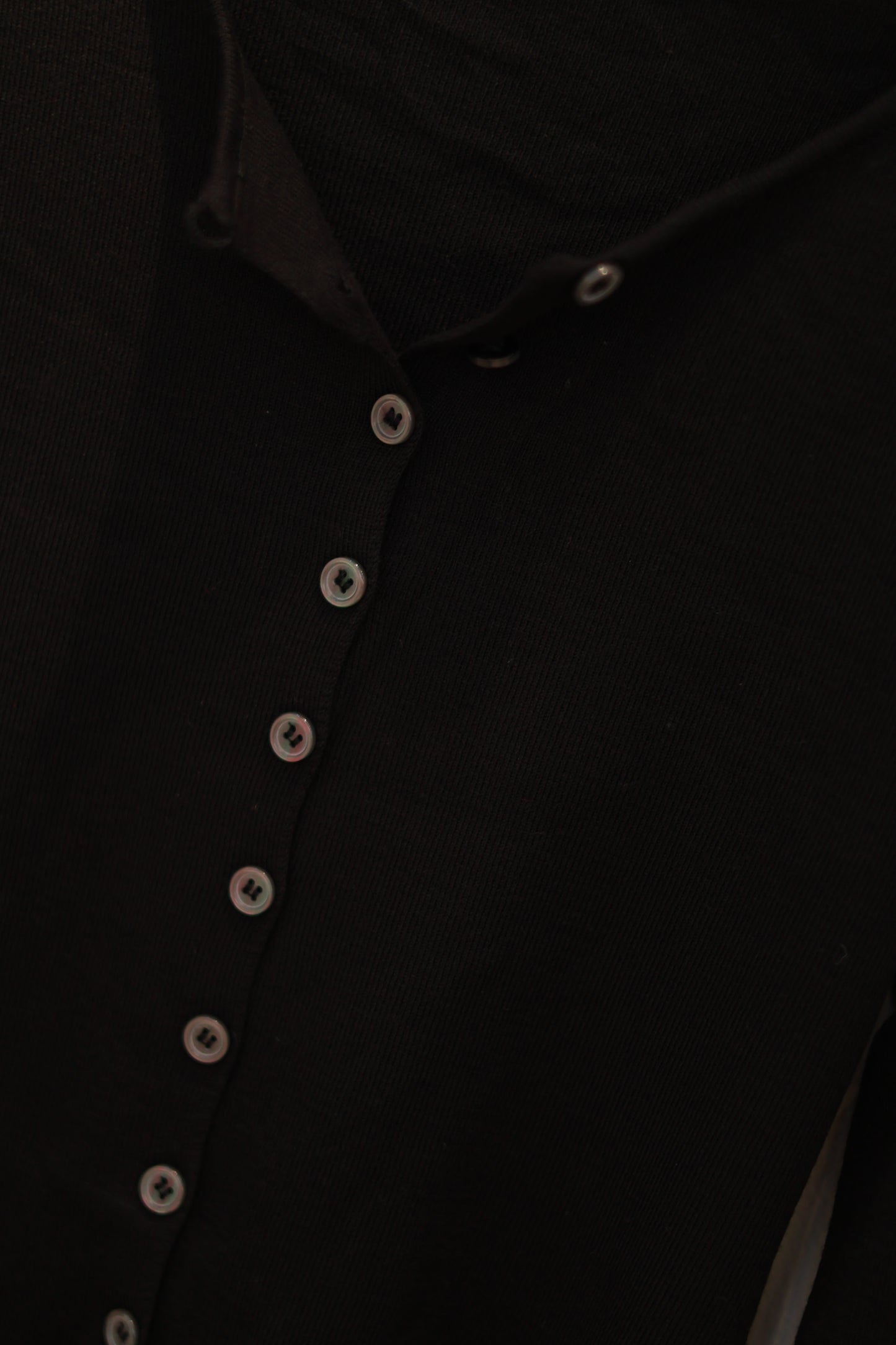 BLACK BUTTONED OUTERWEAR