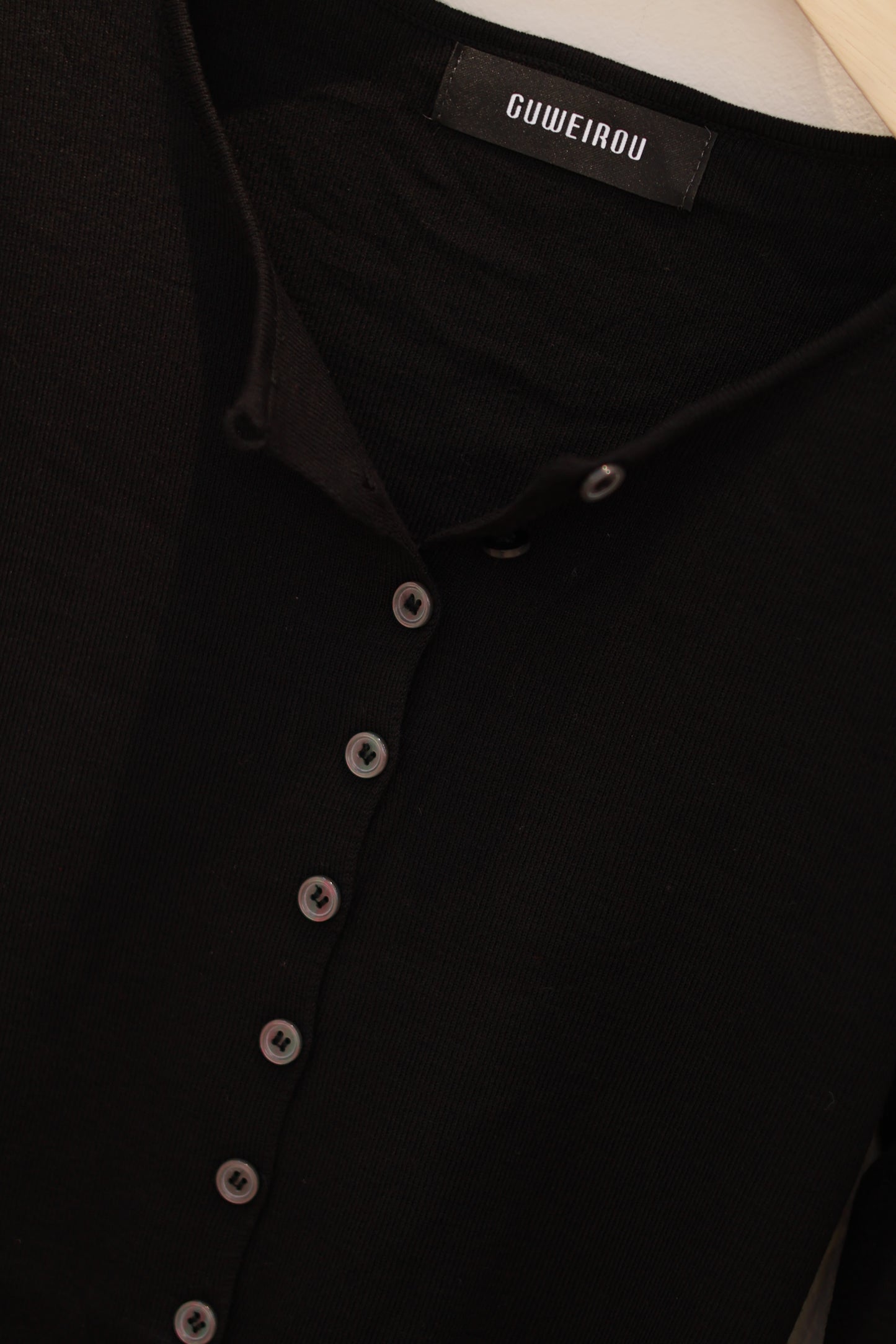 BLACK BUTTONED OUTERWEAR