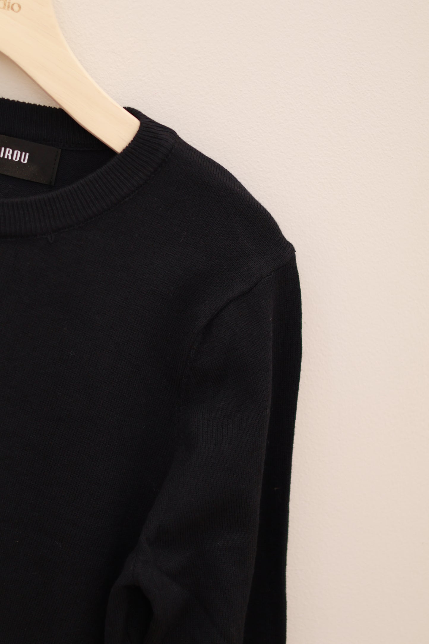 BLACK BASIC CARDIGAN