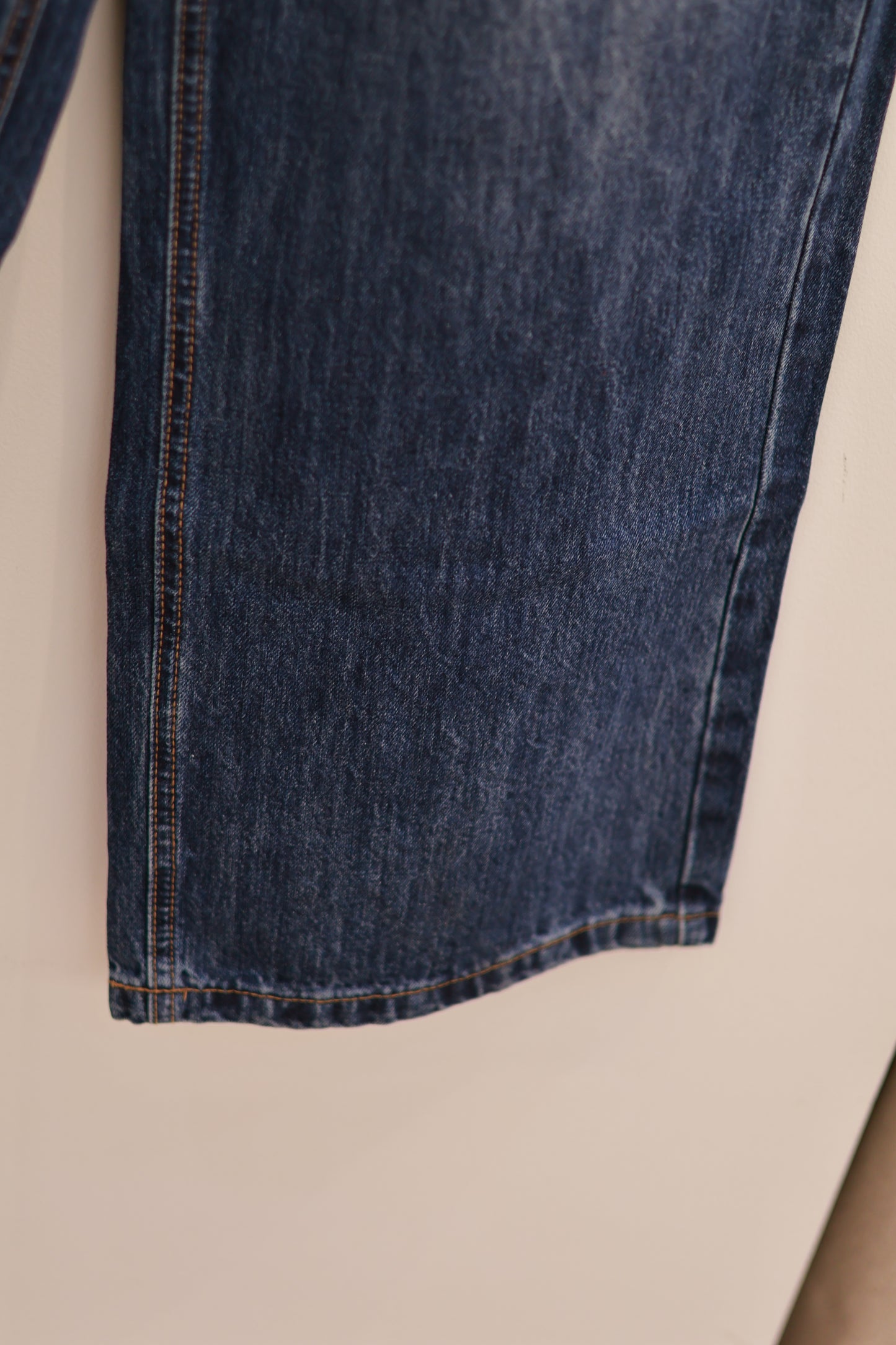 BUTTERFLY EMBROIDERED WAIST DEISGN DENIM JEANS