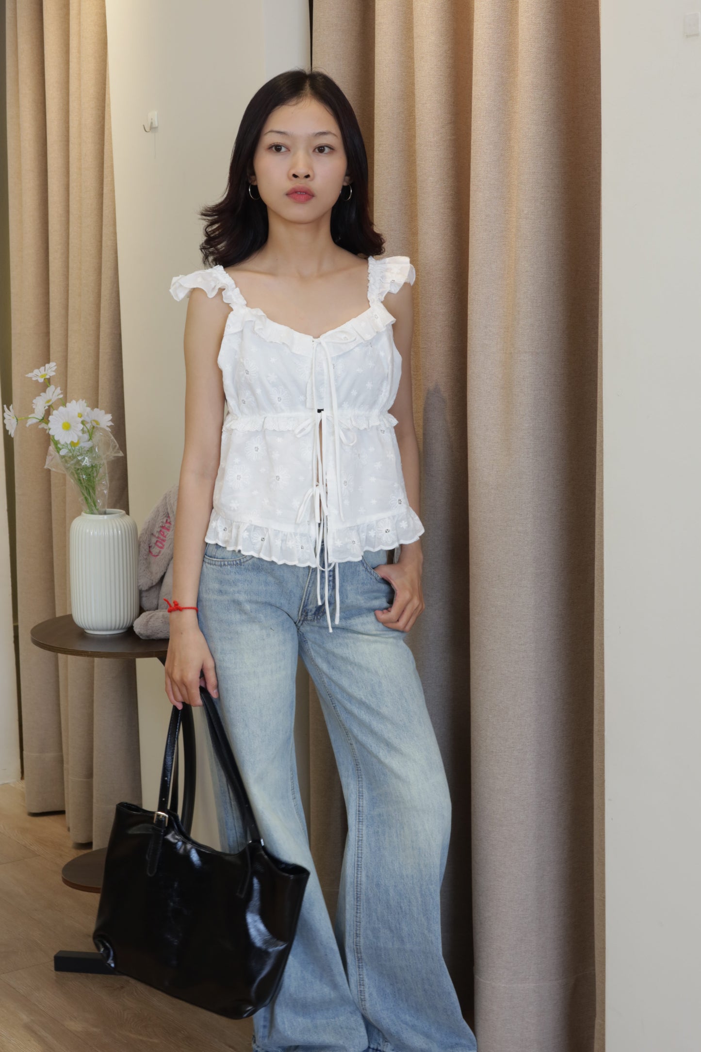 NH cotton flowy tank top