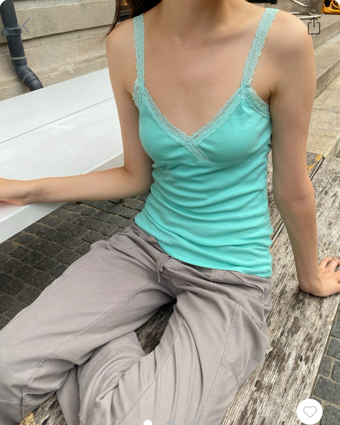 BRANDY Serena Tank  -TEAL