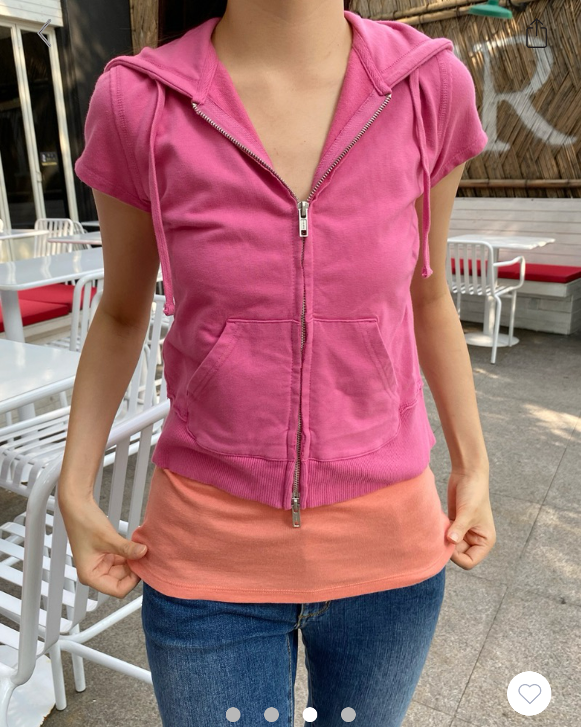 BRANDY Crystal Top  -ROSE RED