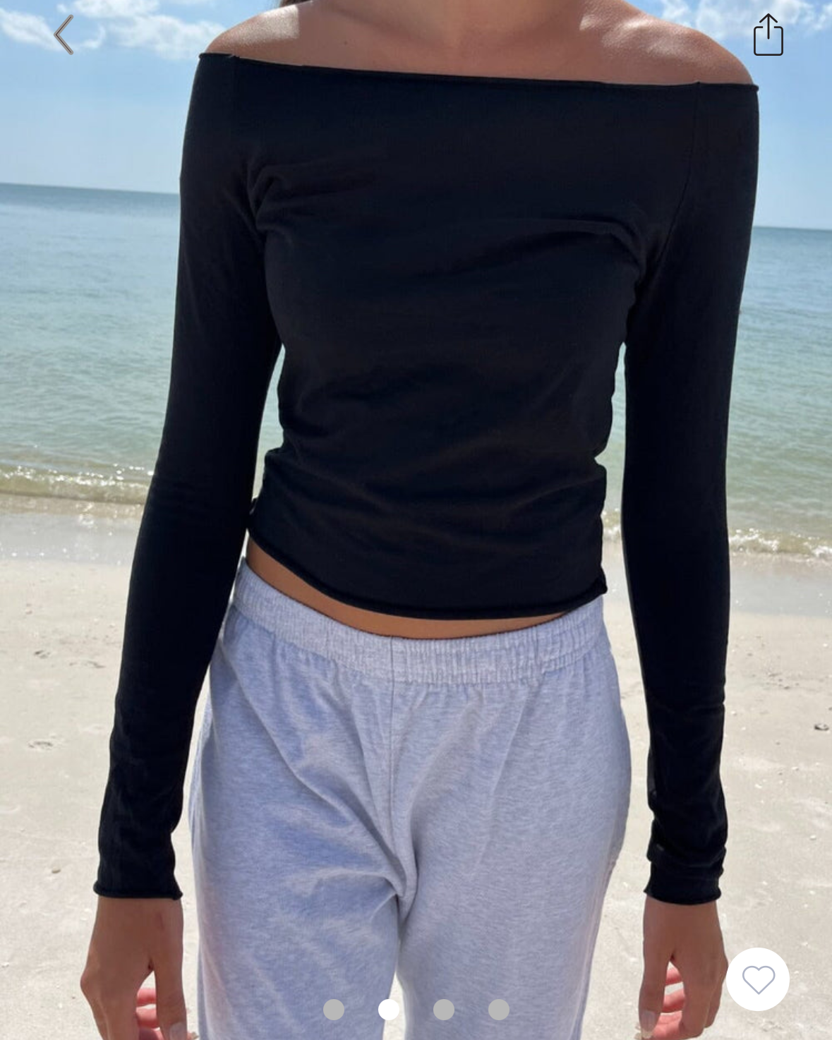 BRANDY Bonnie Top  -BLACK LONG