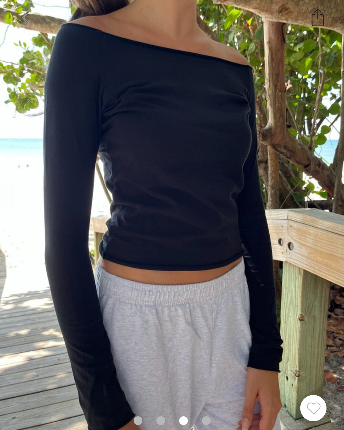 BRANDY Bonnie Top  -BLACK LONG