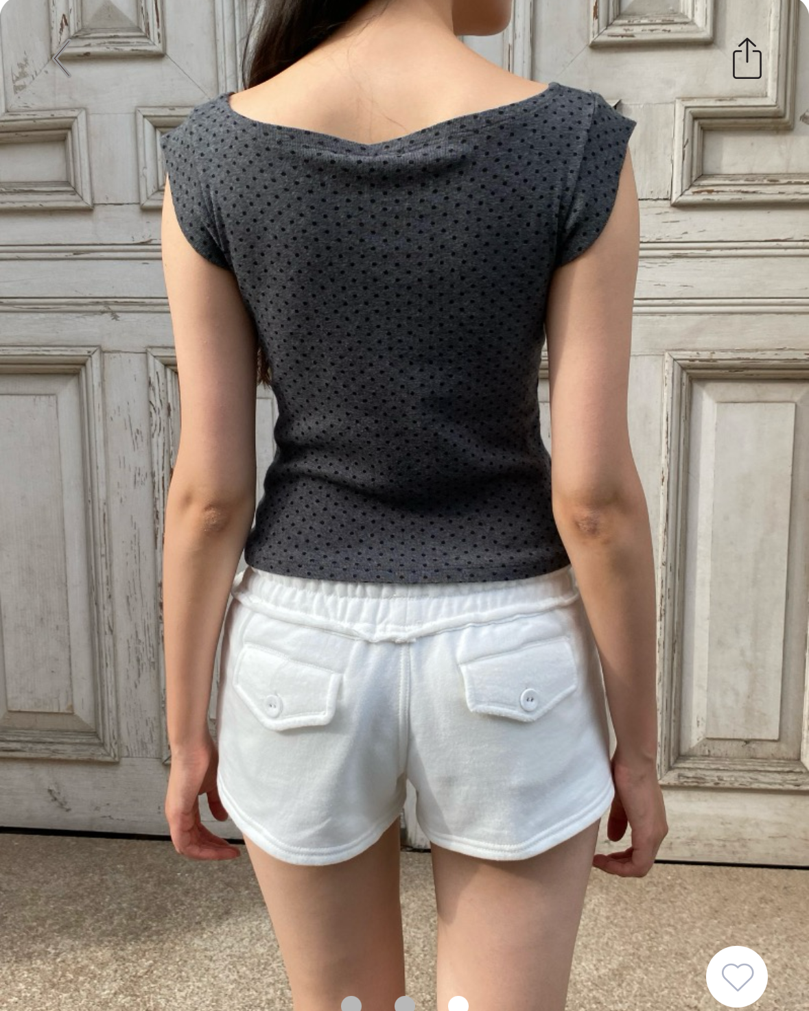 BRANDY Amara Polka Dots Tank  - DARKGRAY