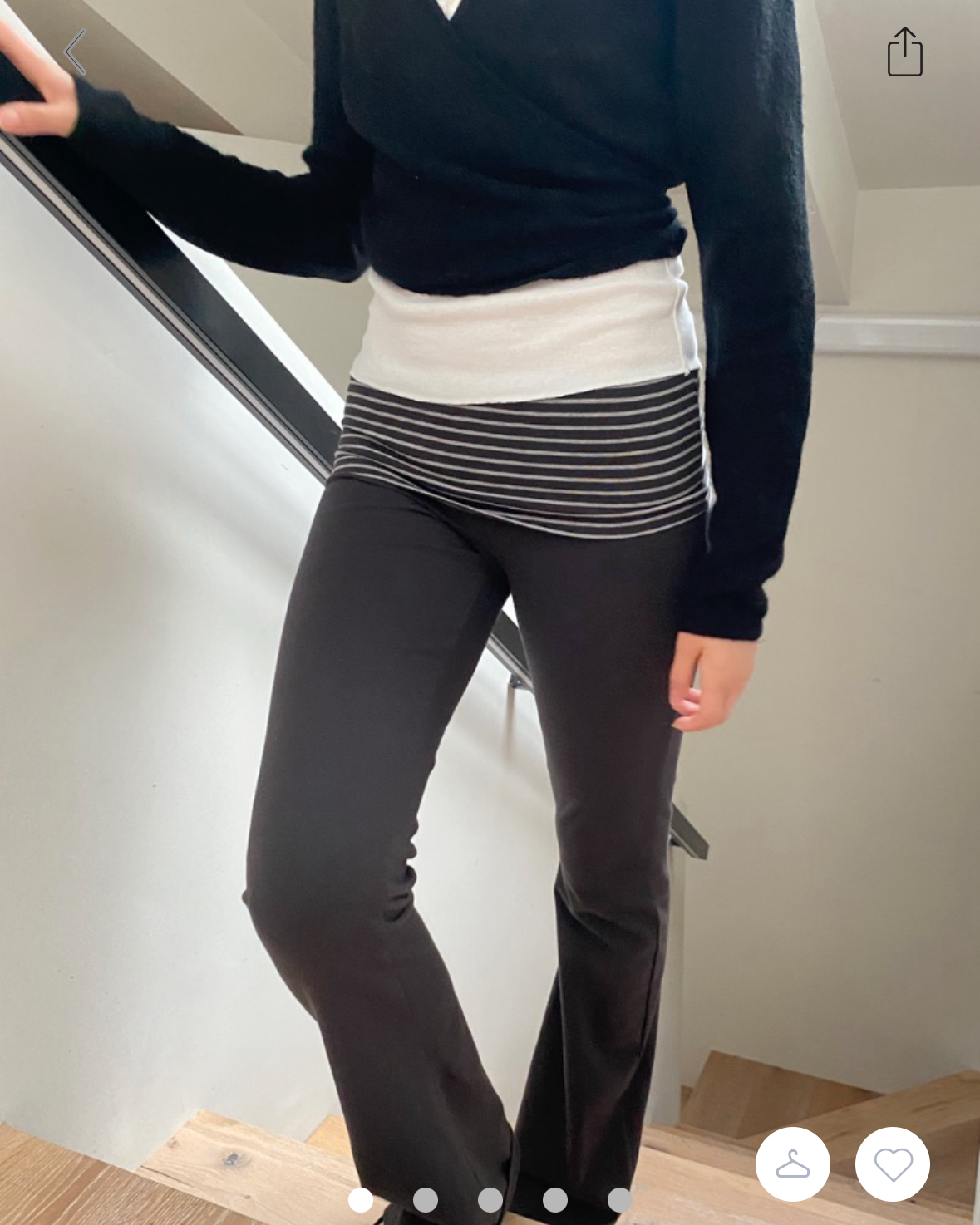 BRANDY Priscilla Pants  -BLACK STRIPES